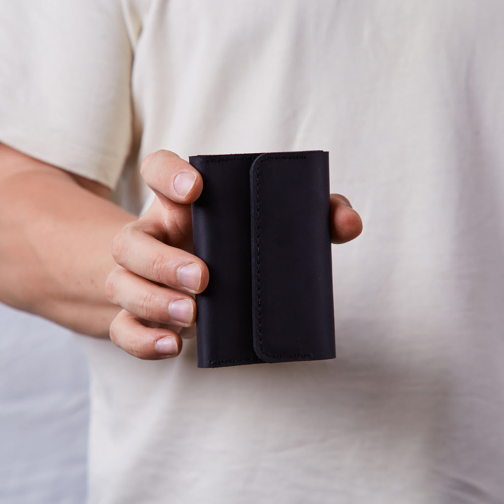 Кошелек Lean, черный (винтажный)