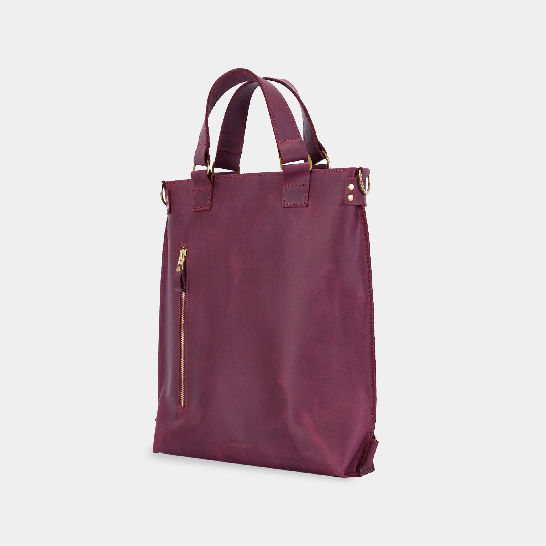 Cумка-рюкзак Optimus, бордо (вінтажний)