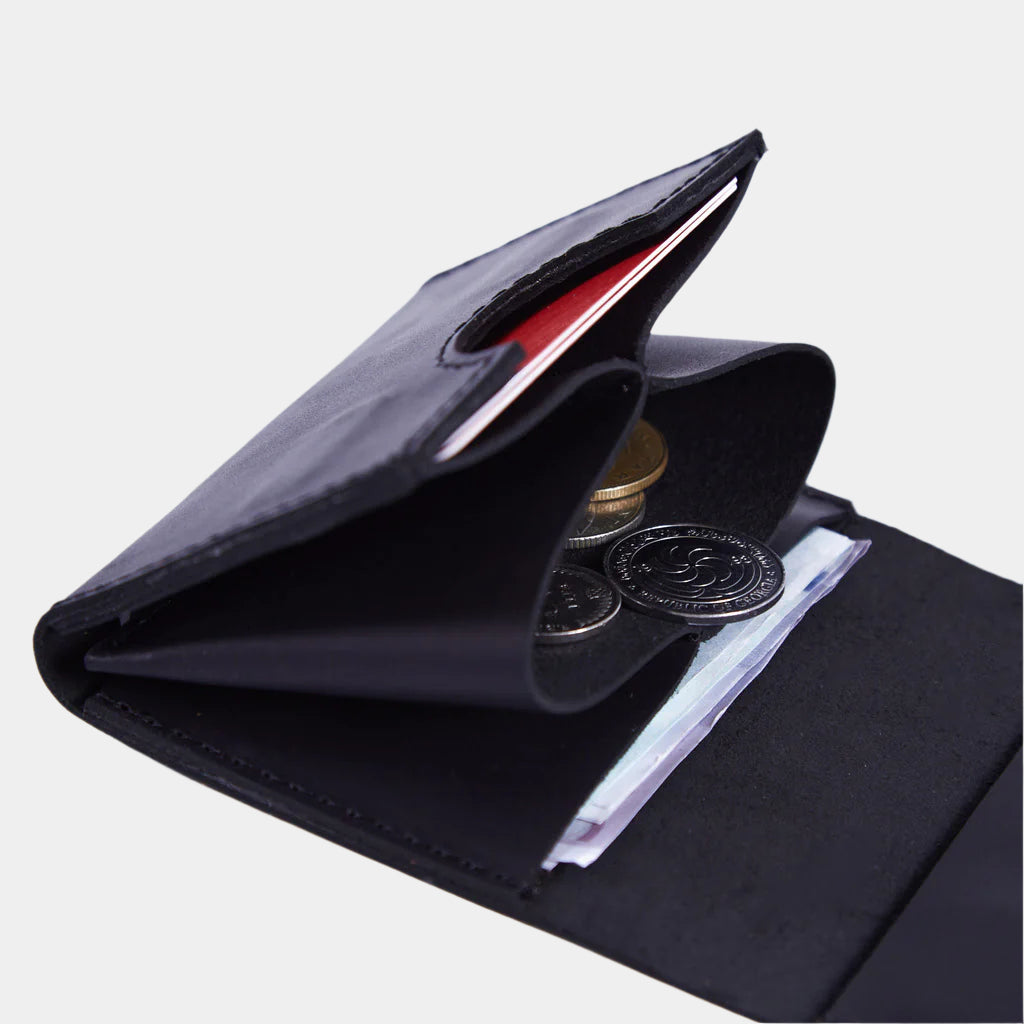 Кошелек Lean, черный (винтажный)