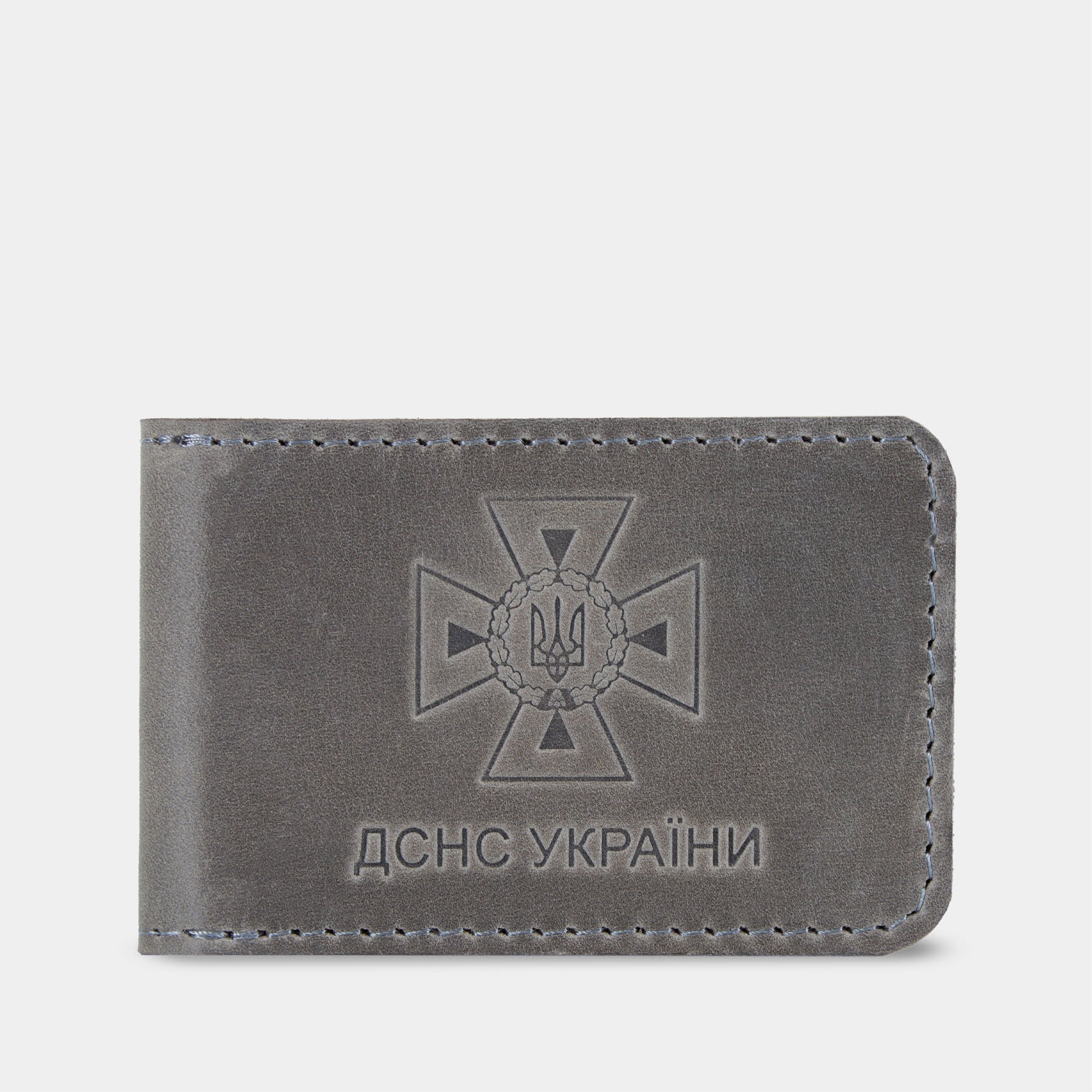 Обкладинка для посвідчення ДСНС, сірий (вінтажний)
