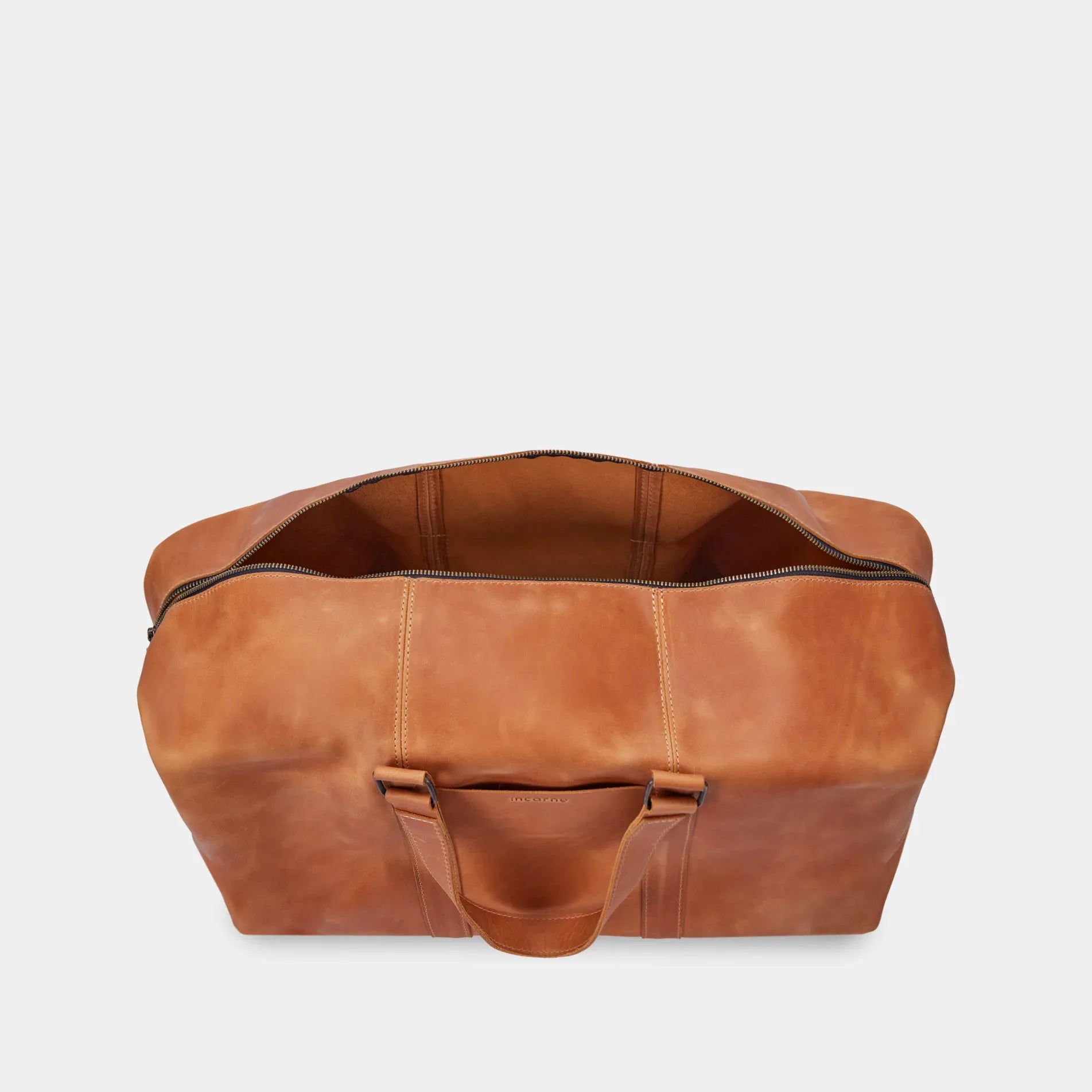Дорожня сумка All In з натуральної вінтажної шкіри, укріплене дно та об’єм для багажу
