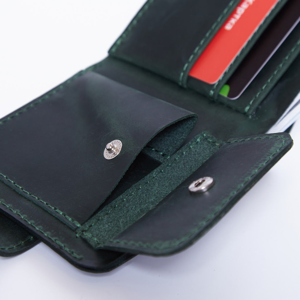 Гаманець «Міні Джек» Mini Jack з RFID-захистом із натуральної вінтажної шкіри