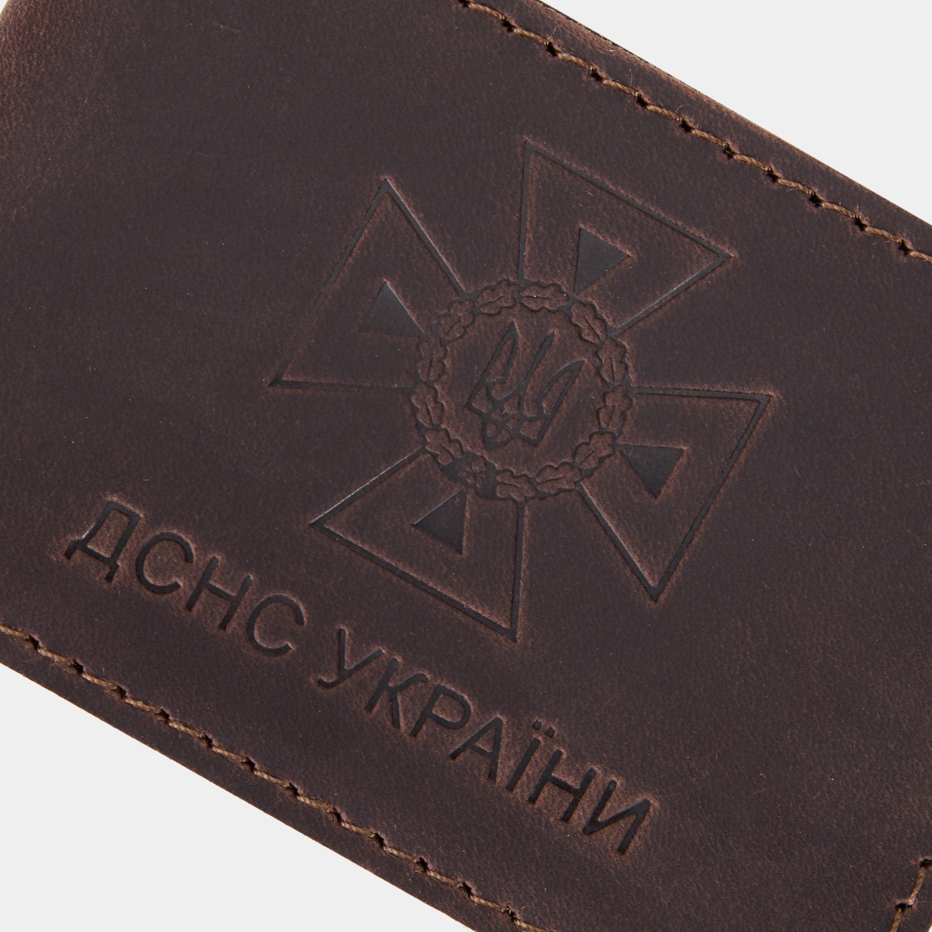 Обкладинка для посвідчення ДСНС, коричневий (вінтажний)