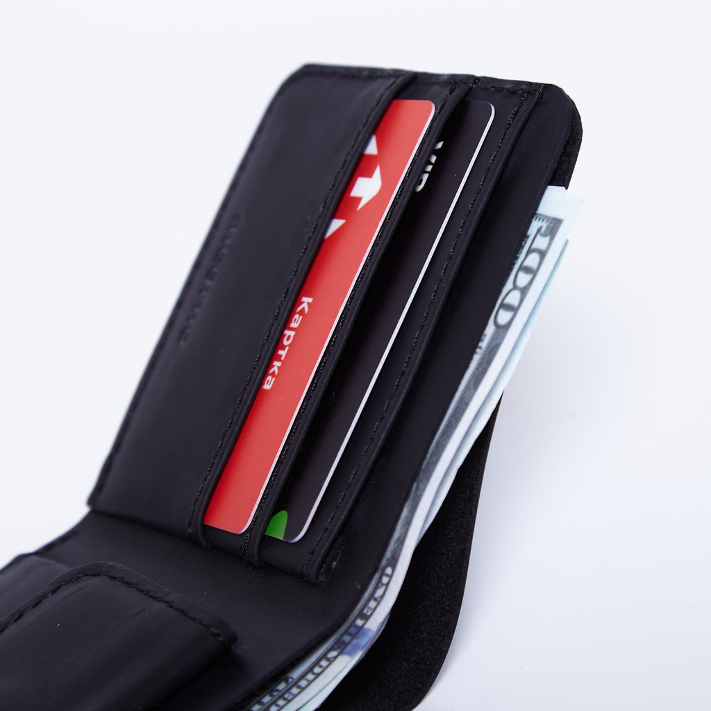 Гаманець «Міні Джек» Mini Jack з RFID-захистом із натуральної вінтажної шкіри