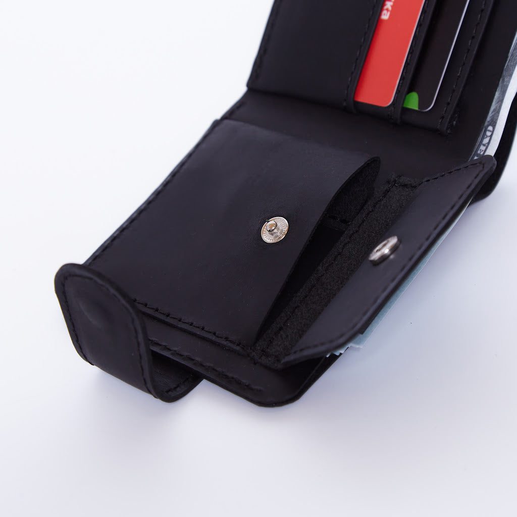 Гаманець «Міні Джек» Mini Jack з RFID-захистом із натуральної вінтажної шкіри