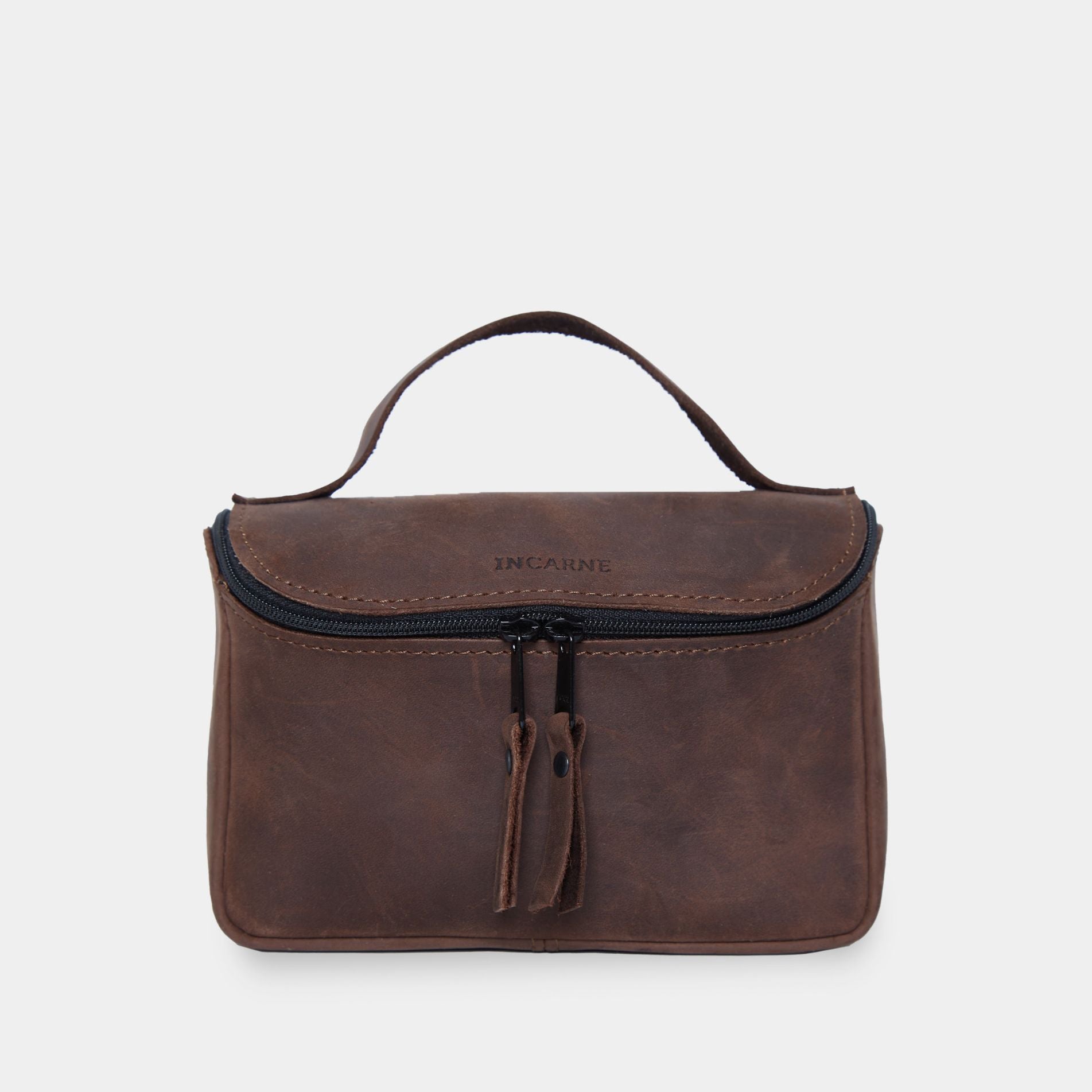 Косметичка Timeless Medium, коричневый (винтажный)
