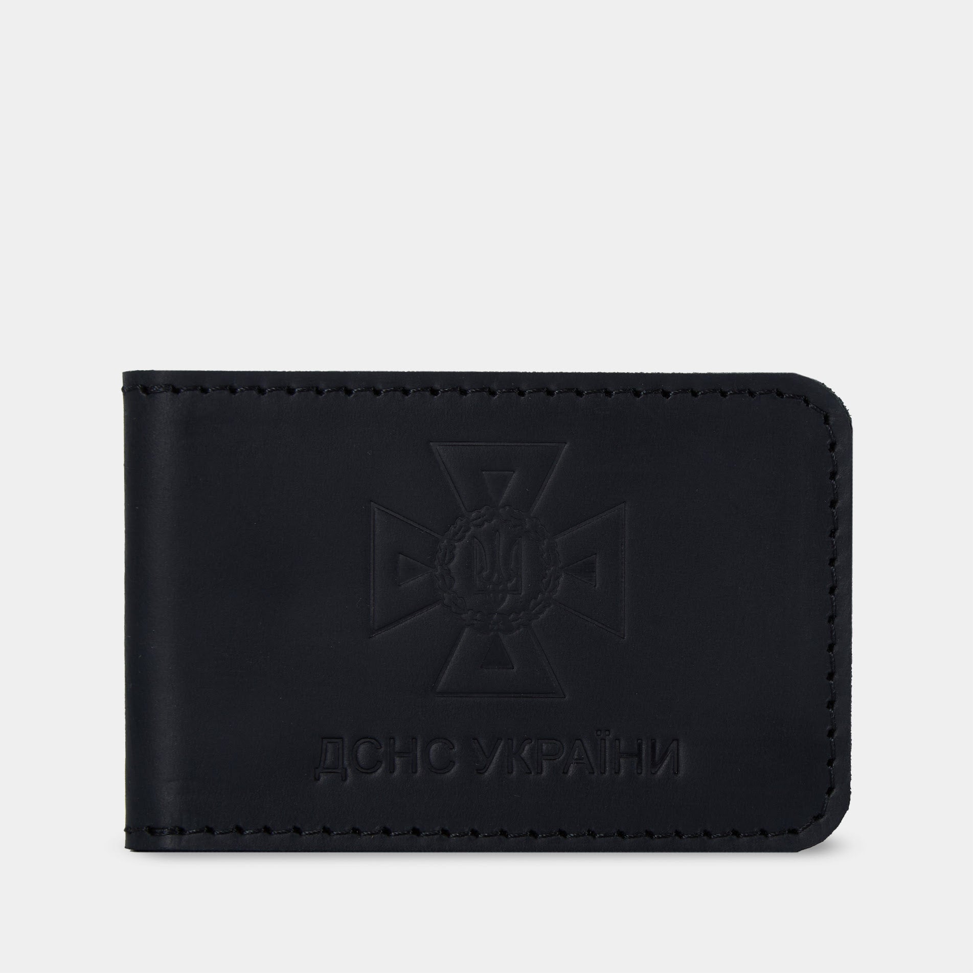 Обкладинка для посвідчення ДСНС, чорний (вінтажний)