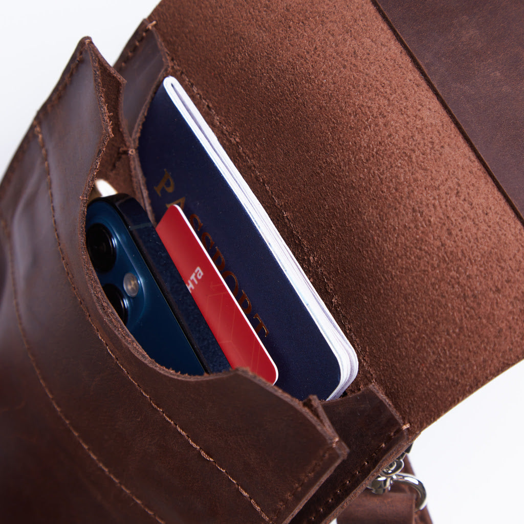 Cумка для телефона «Смарт Кейс» Smart Case з вінтажної шкіри