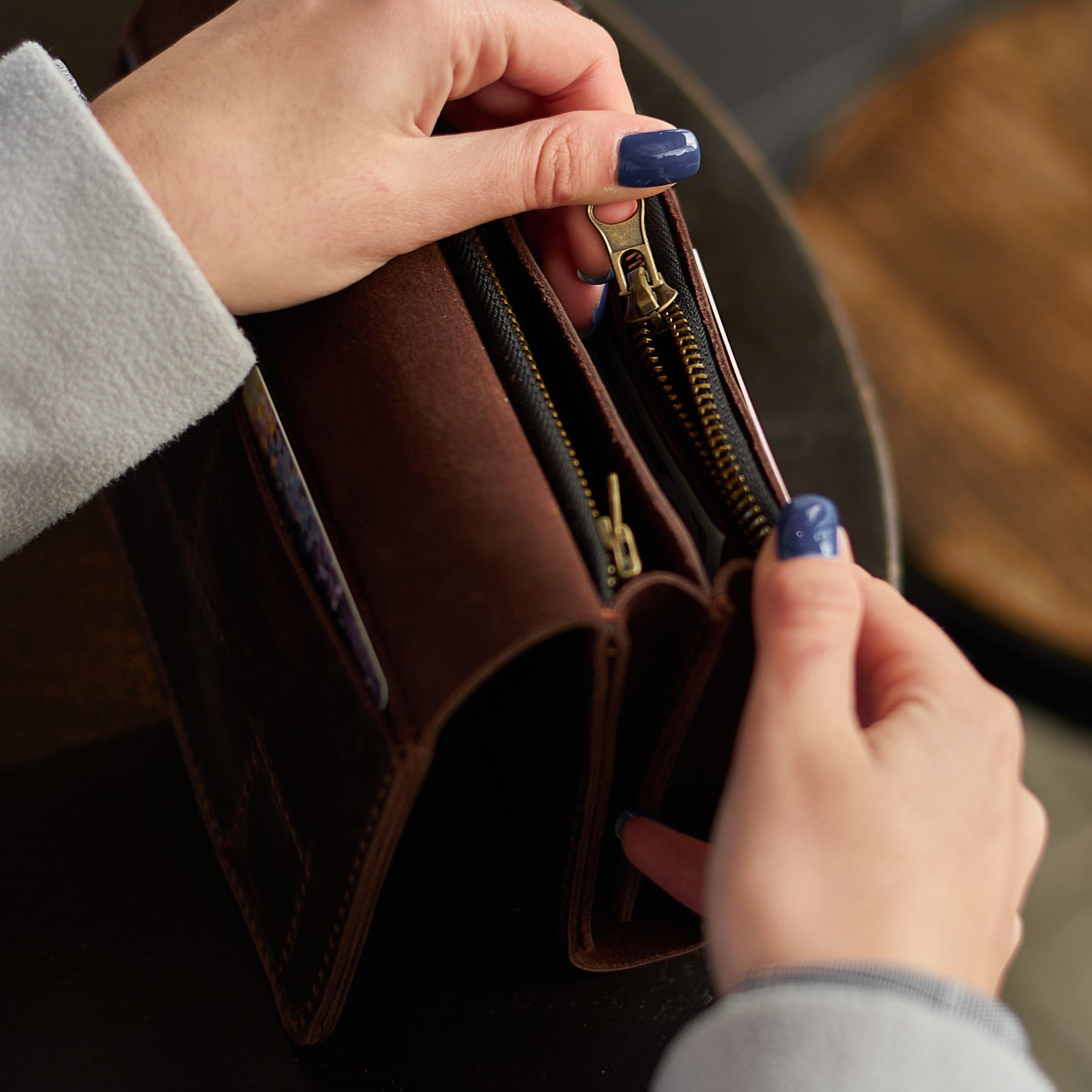 Гаманець Klondike, коричневий (вінтажний)