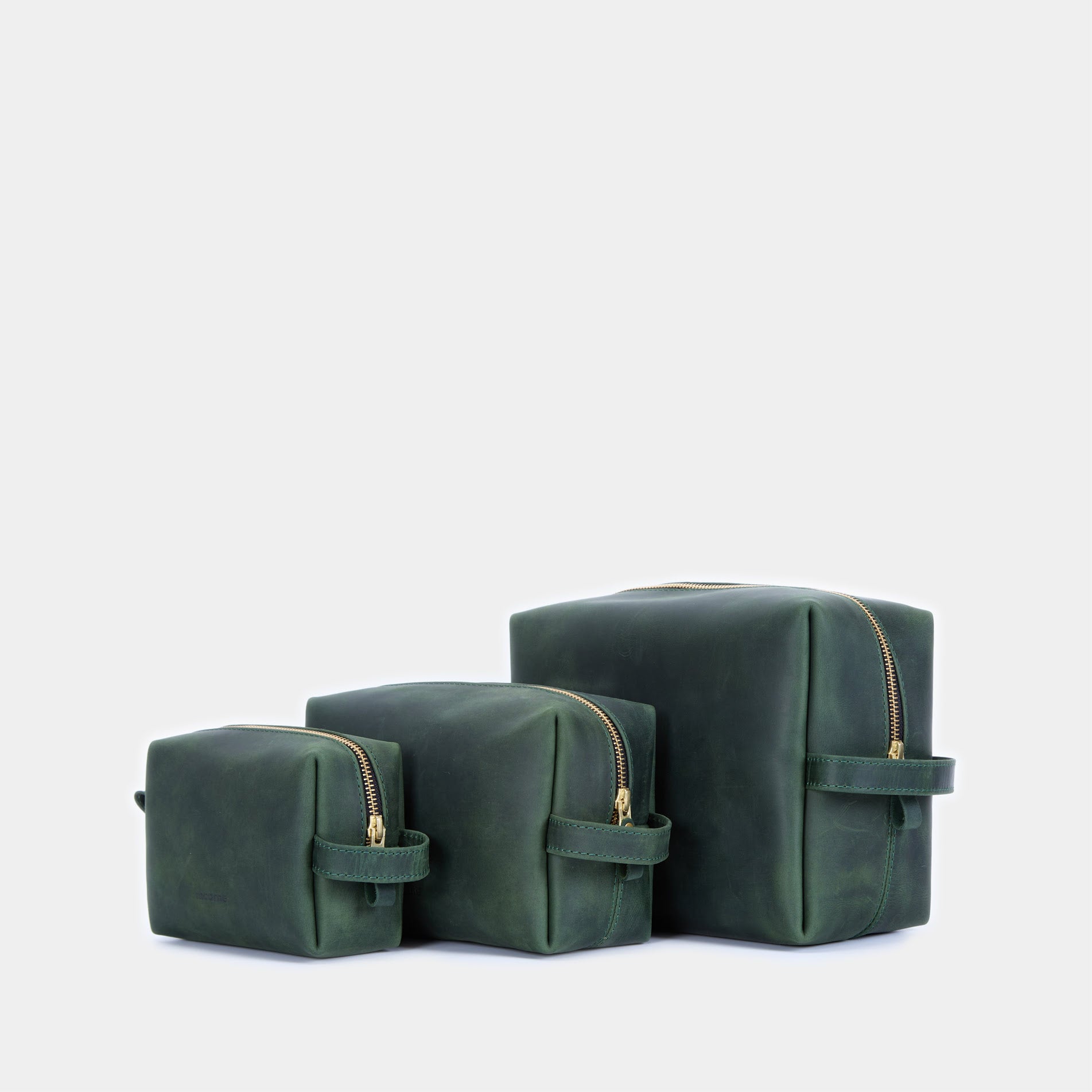 Комплект косметичок Mirage, зелений (вінтажний)