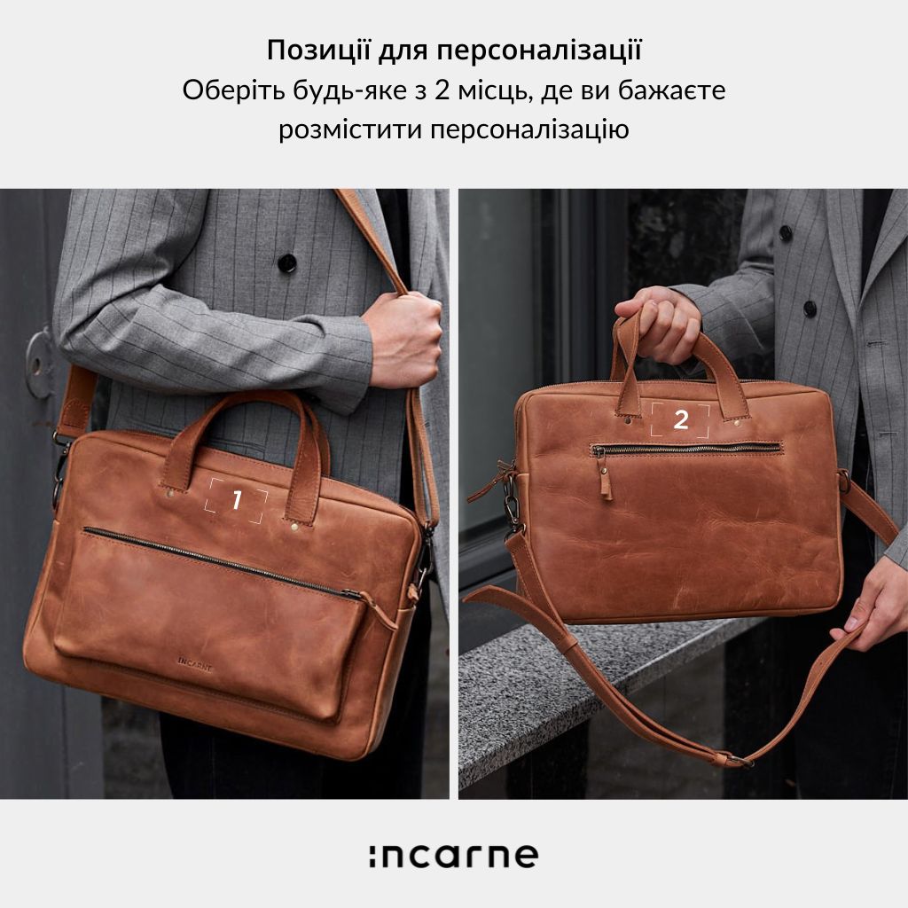 Сумка для ноутбука Biz, чорний (вінтажний)