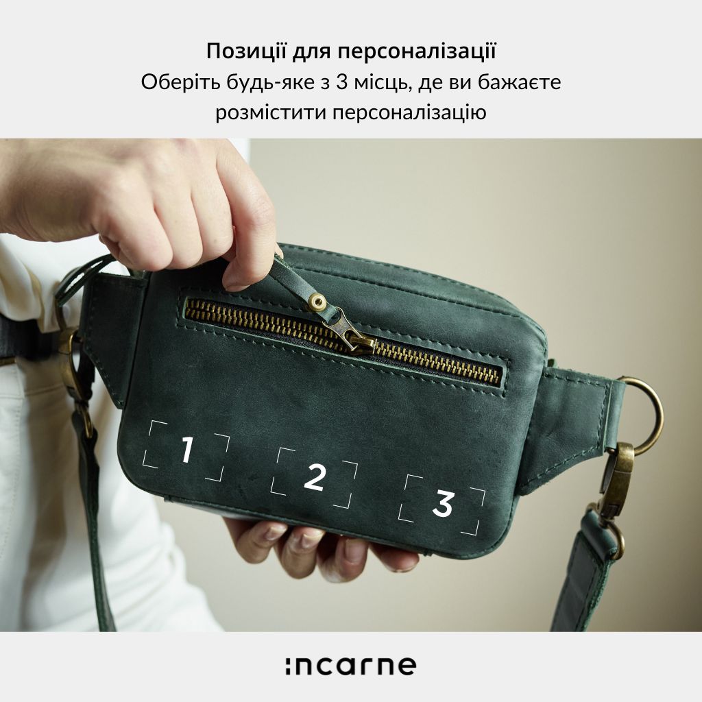 Поясная сумка Block, зеленый (винтажный)