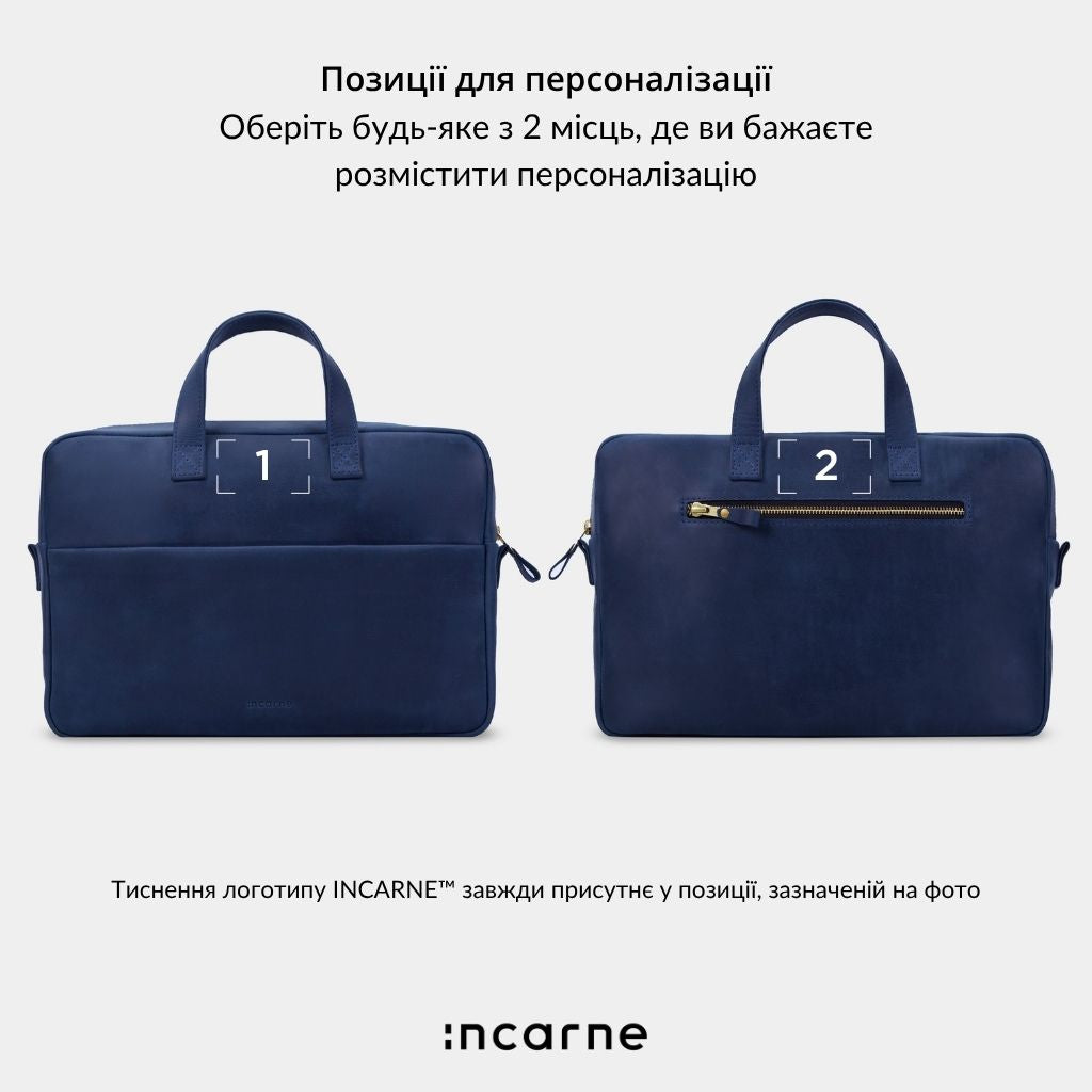 Сумка Brief, синій (вінтажний)
