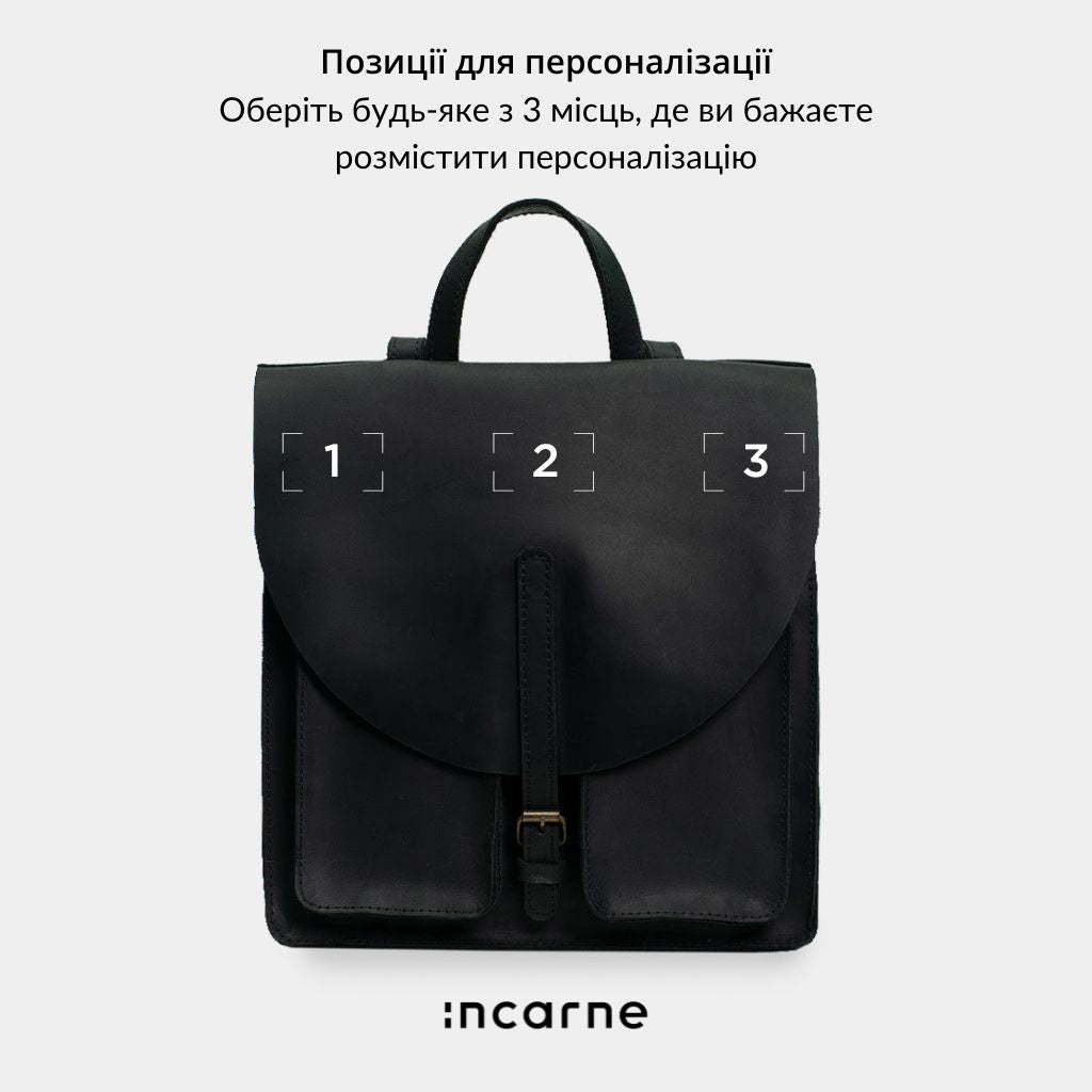 Рюкзак Circles, чорний (вінтажний)