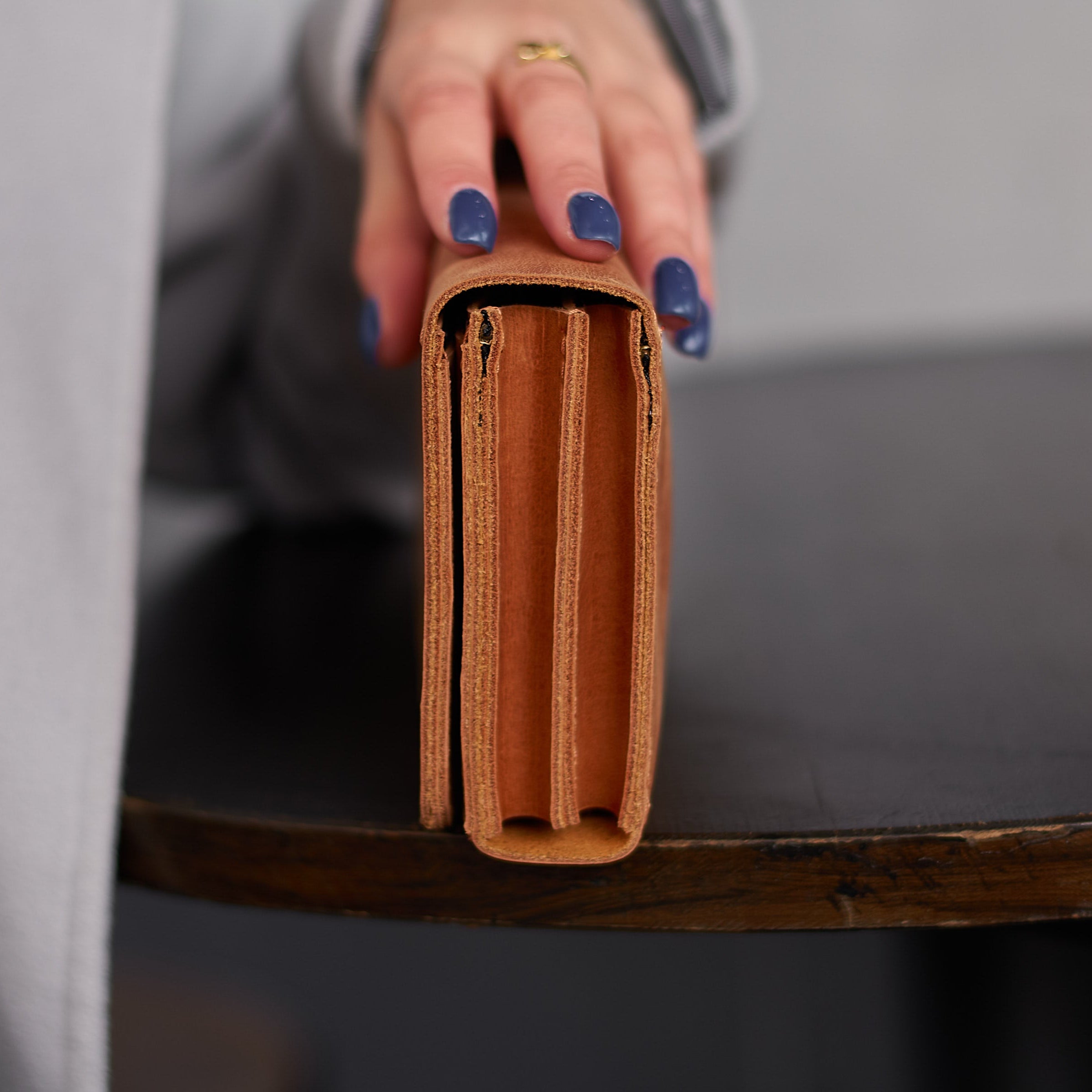 Гаманець Klondike, коньяк (вінтажний)