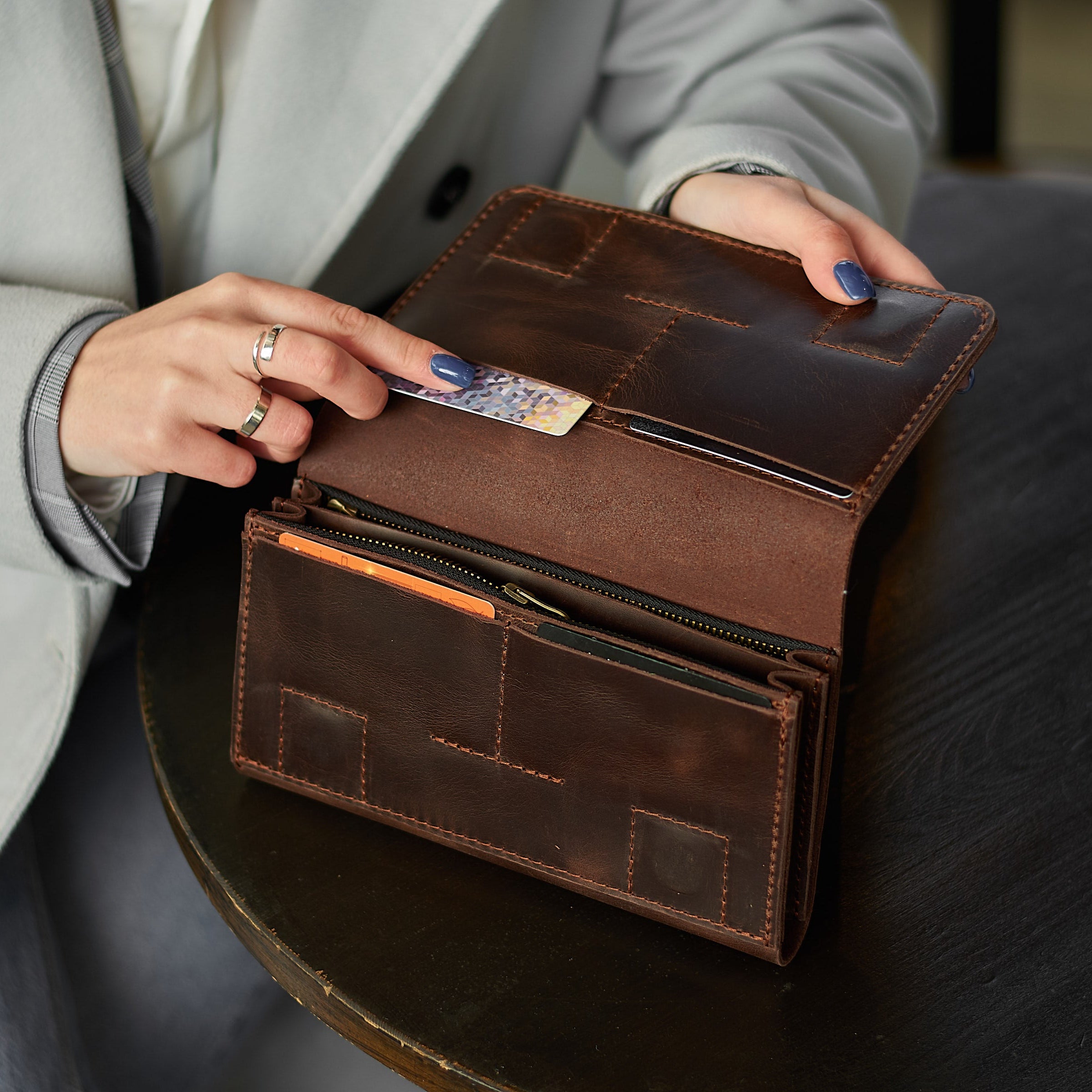 Гаманець Klondike, коричневий (вінтажний)