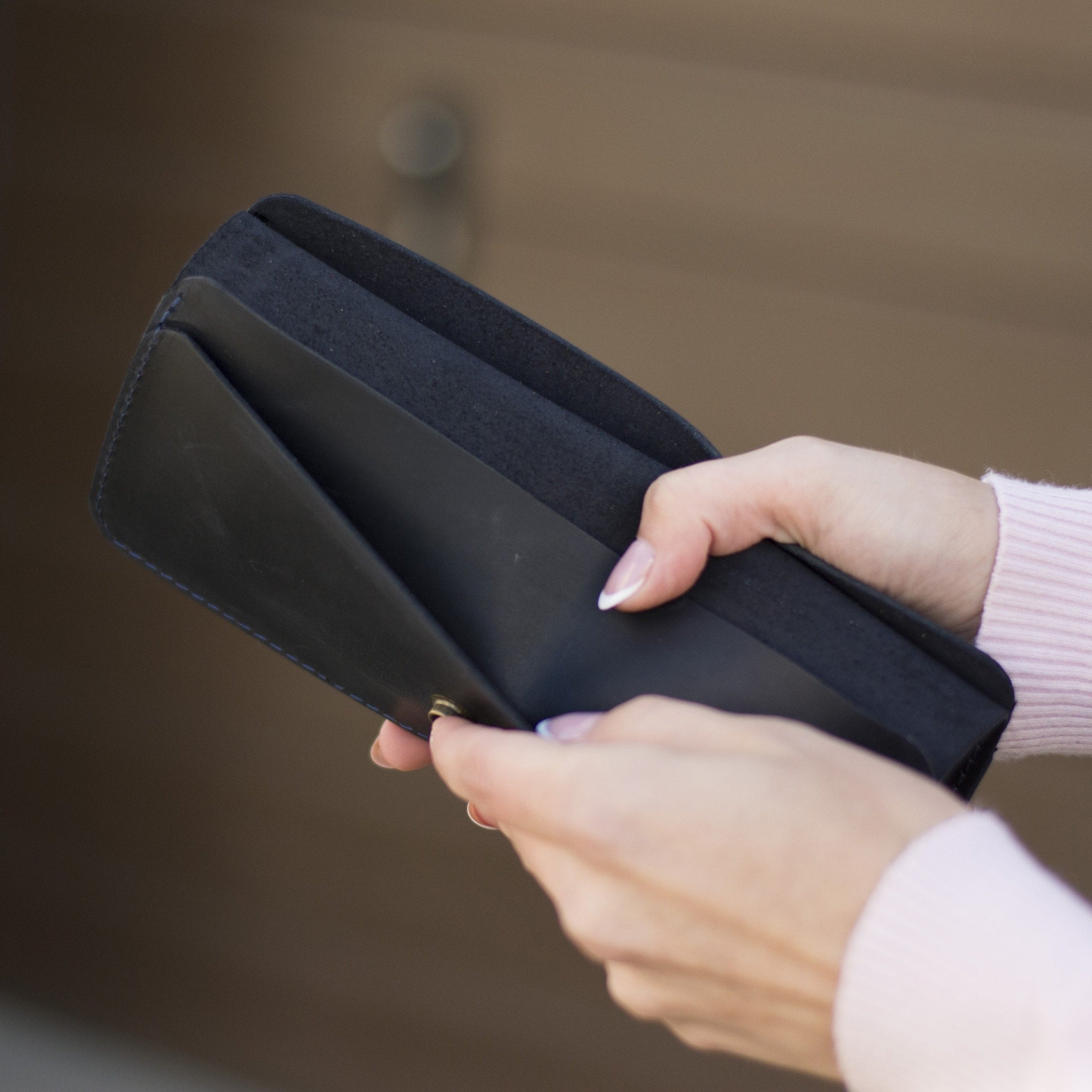 Кошелек для путешествий New York, синий (винтажный)