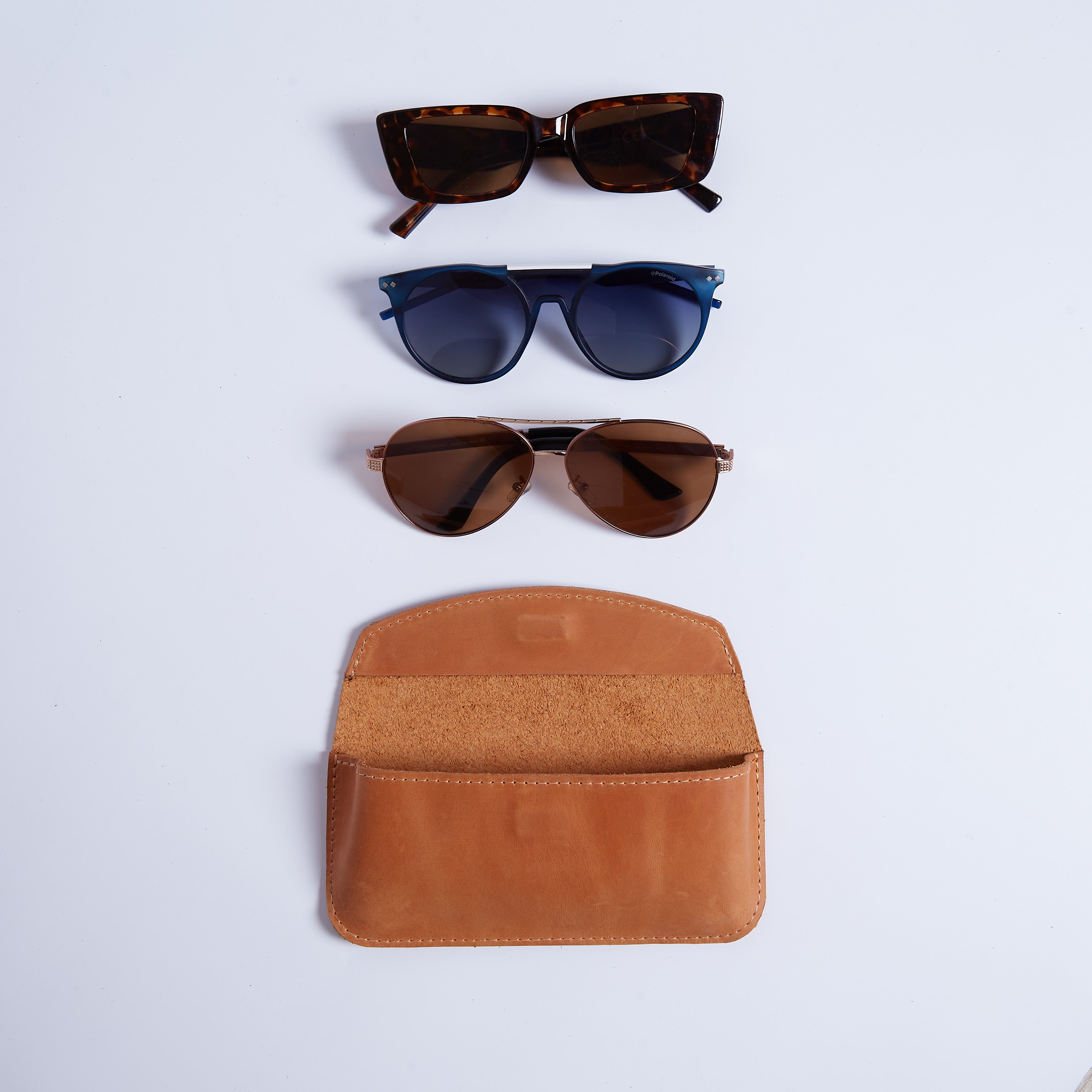 Чохол для окулярів Ellet, коньяк (вінтажний)