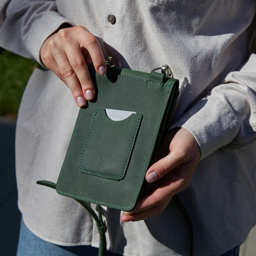 Cумка для телефона Smart Case, зелений (вінтажний)