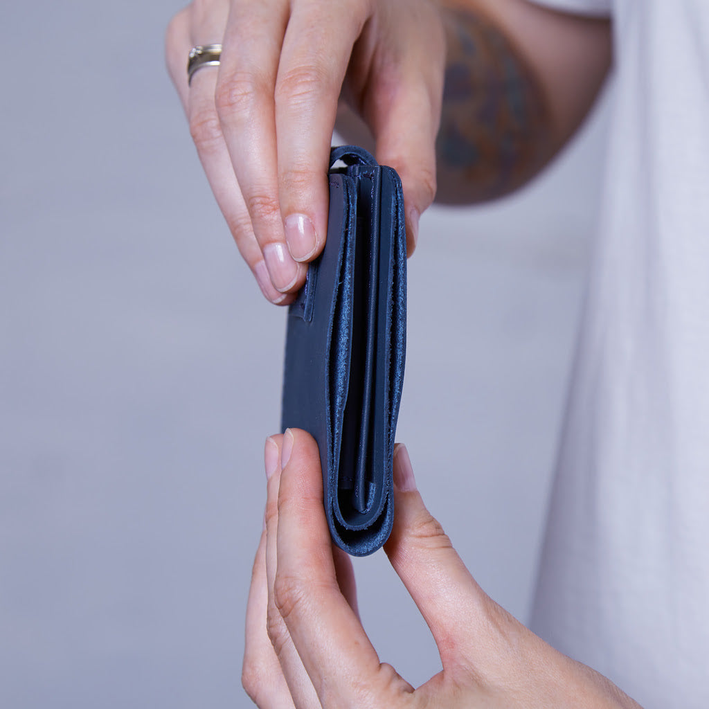Гаманець «Міні Джек» Mini Jack з RFID-захистом із натуральної класичної шкіри
