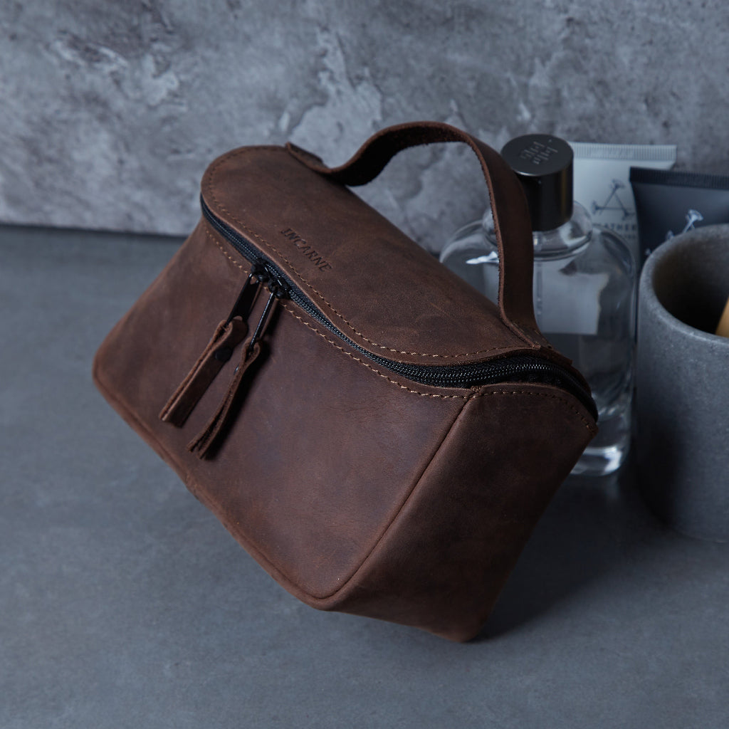 Косметичка Timeless Large, коричневий (вінтажний)