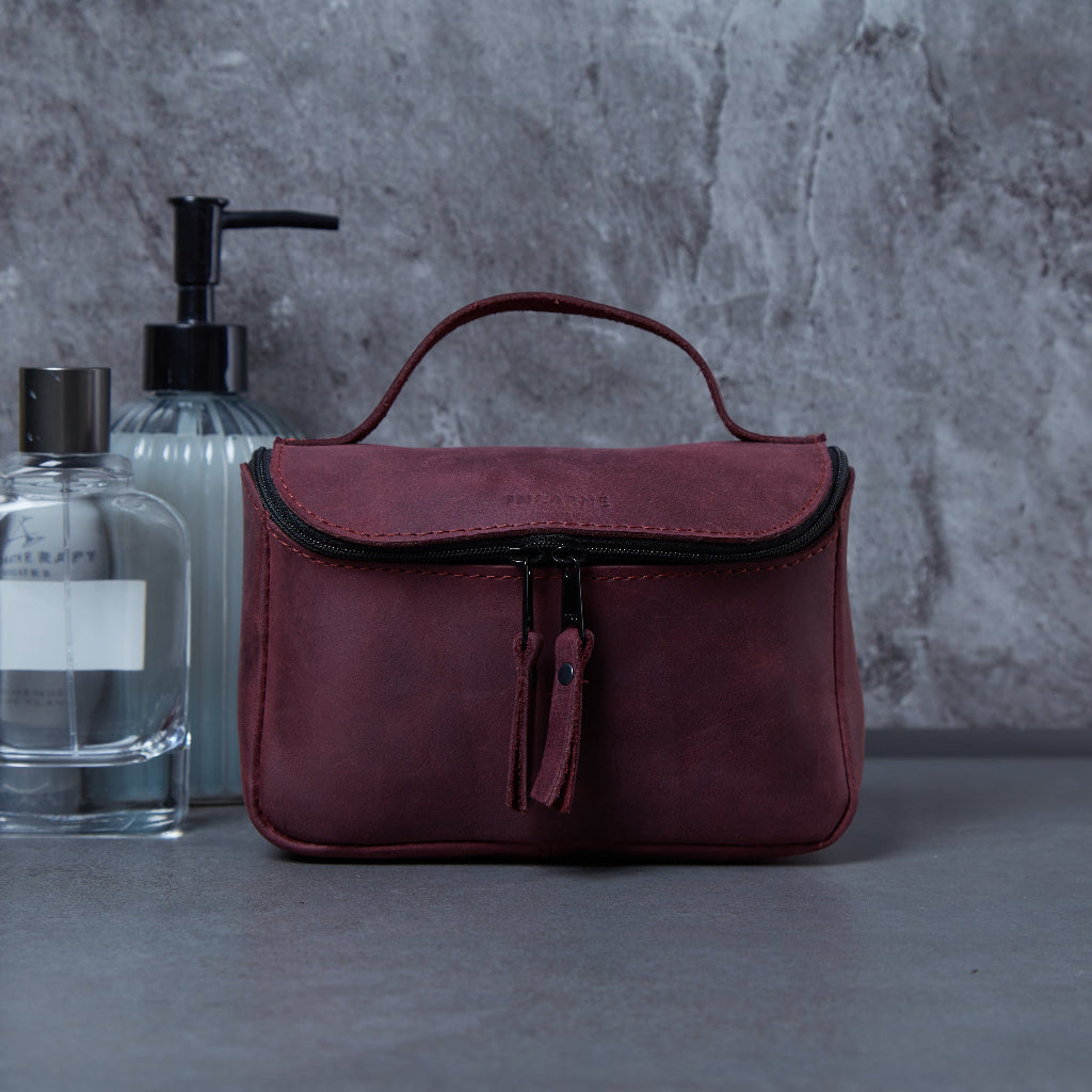 Косметичка Timeless Large, бордо (вінтажний)