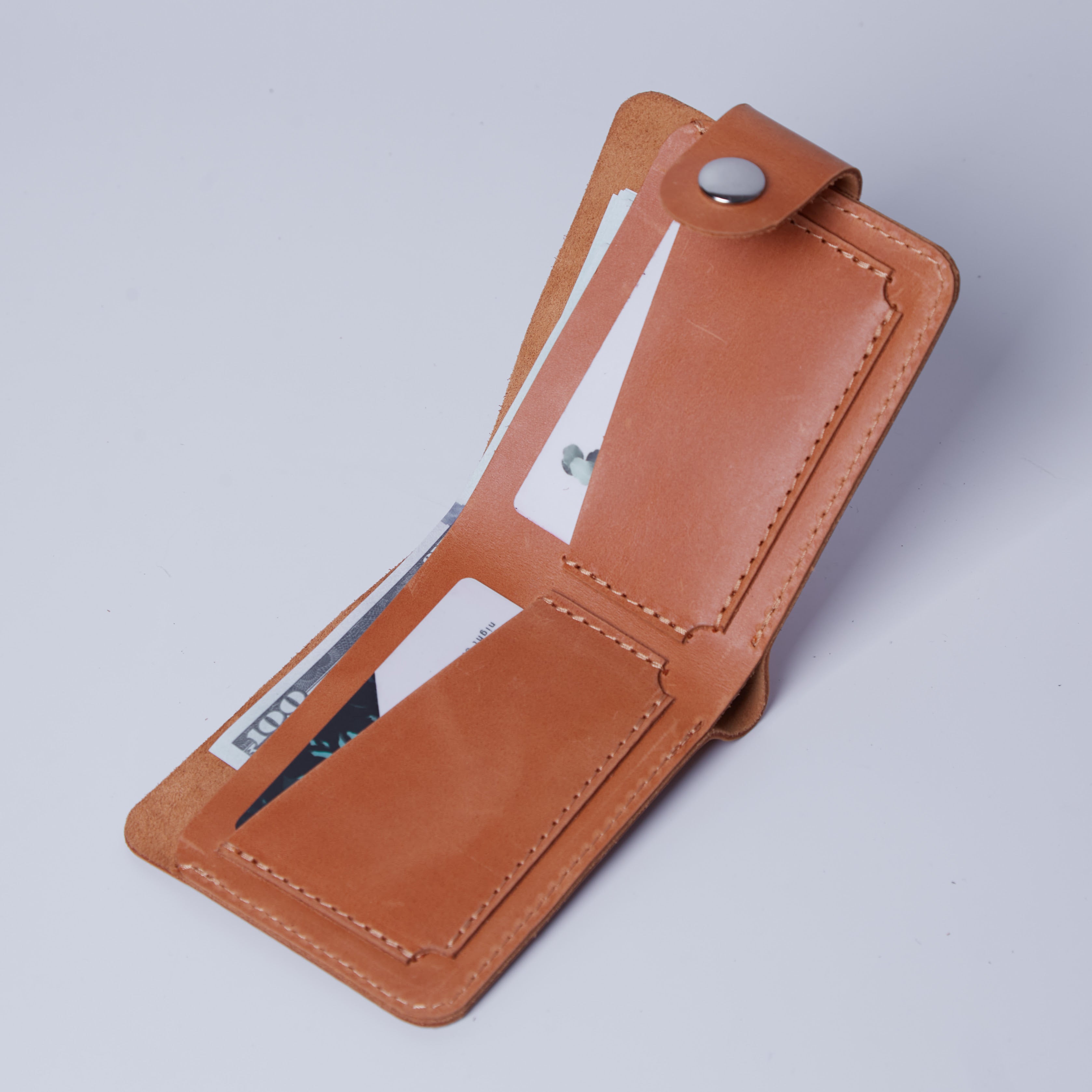 Гаманець Mini, коньяк (вінтажний)