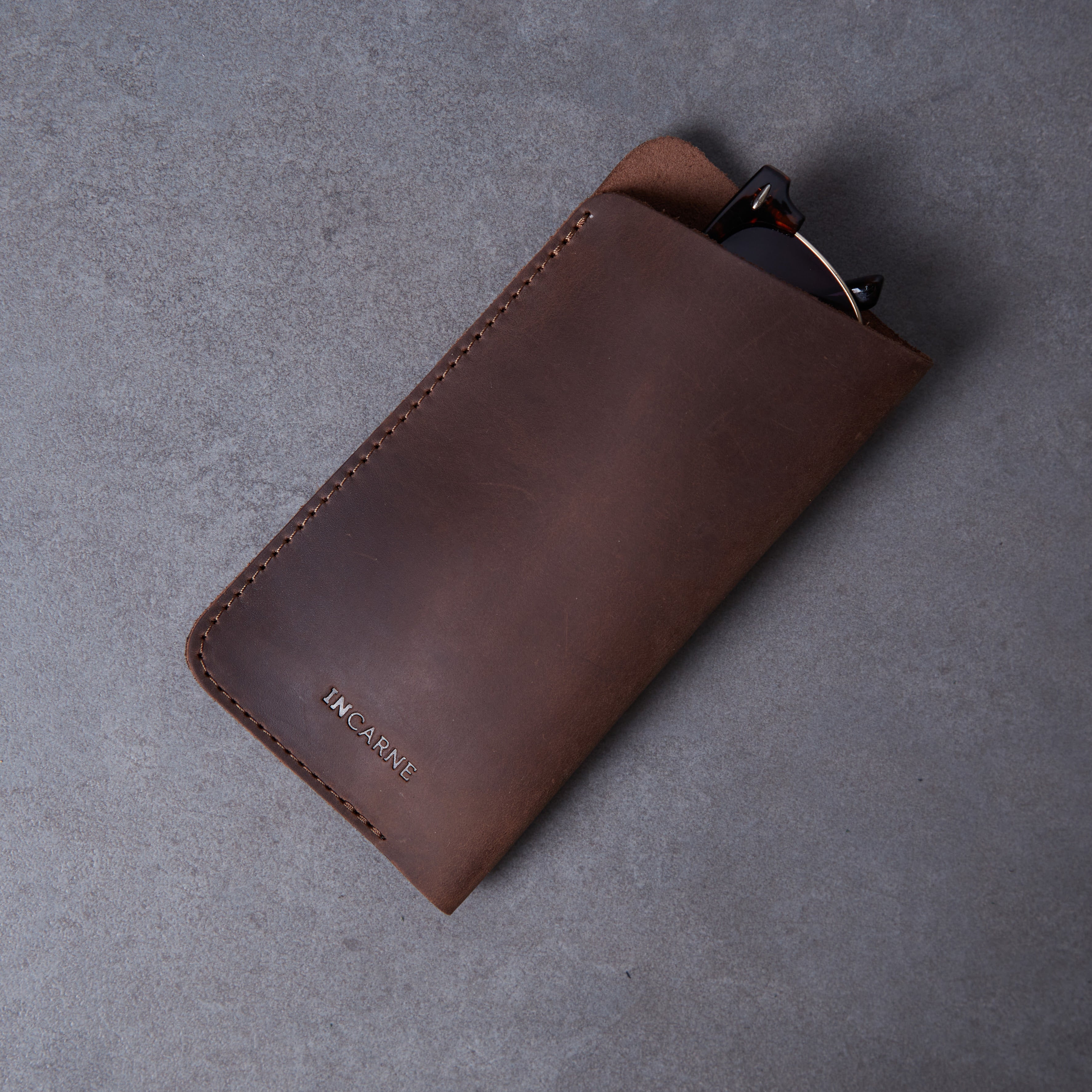 Чохол для окулярів Catch, коричневий (вінтажний)