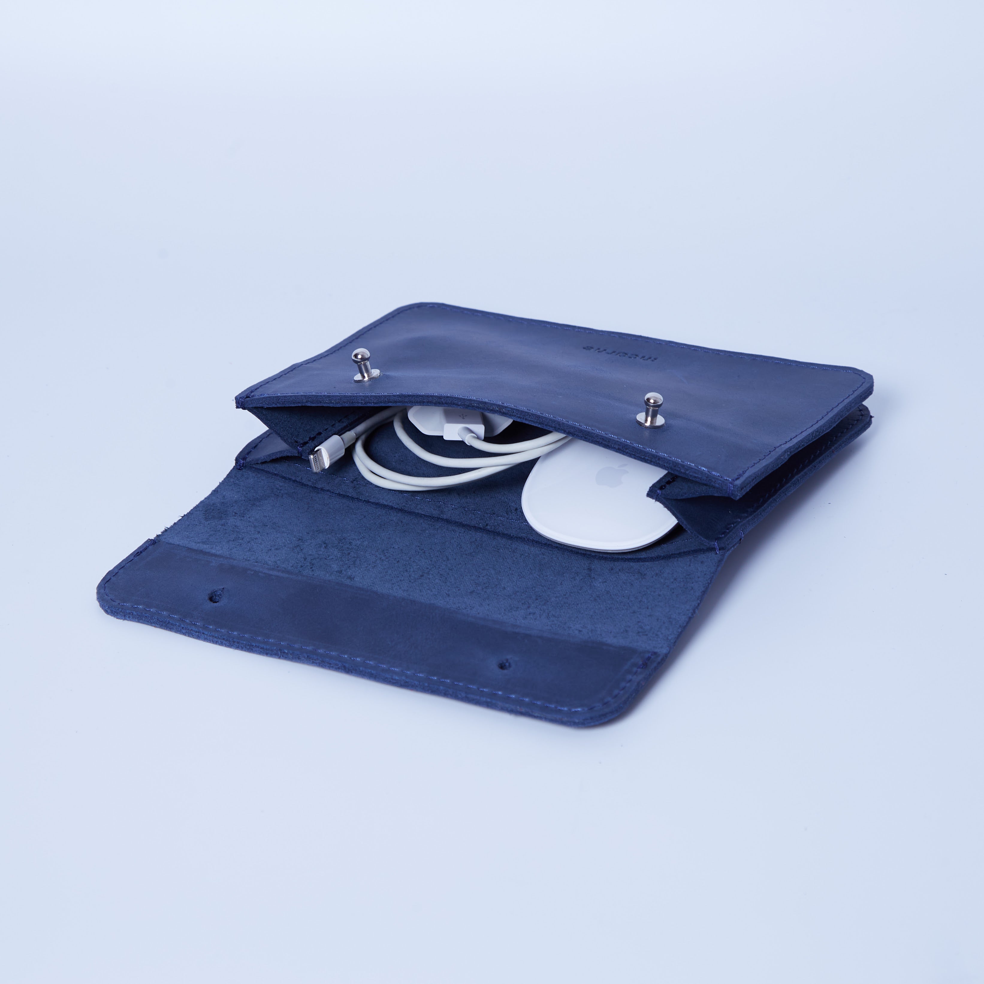 Органайзер для зарядки та проводів Keep, синій (вінтажний)