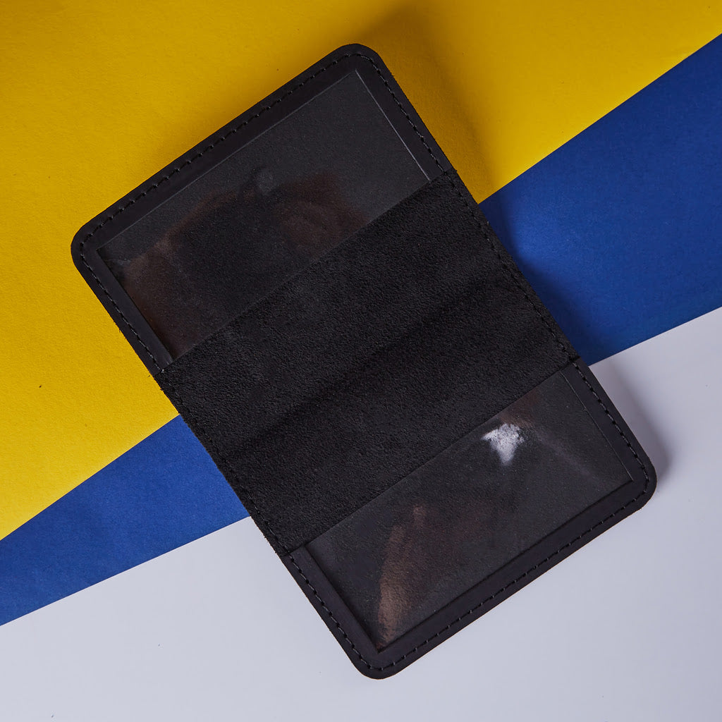 Шкіряна обкладинка для посвідчення офіцера