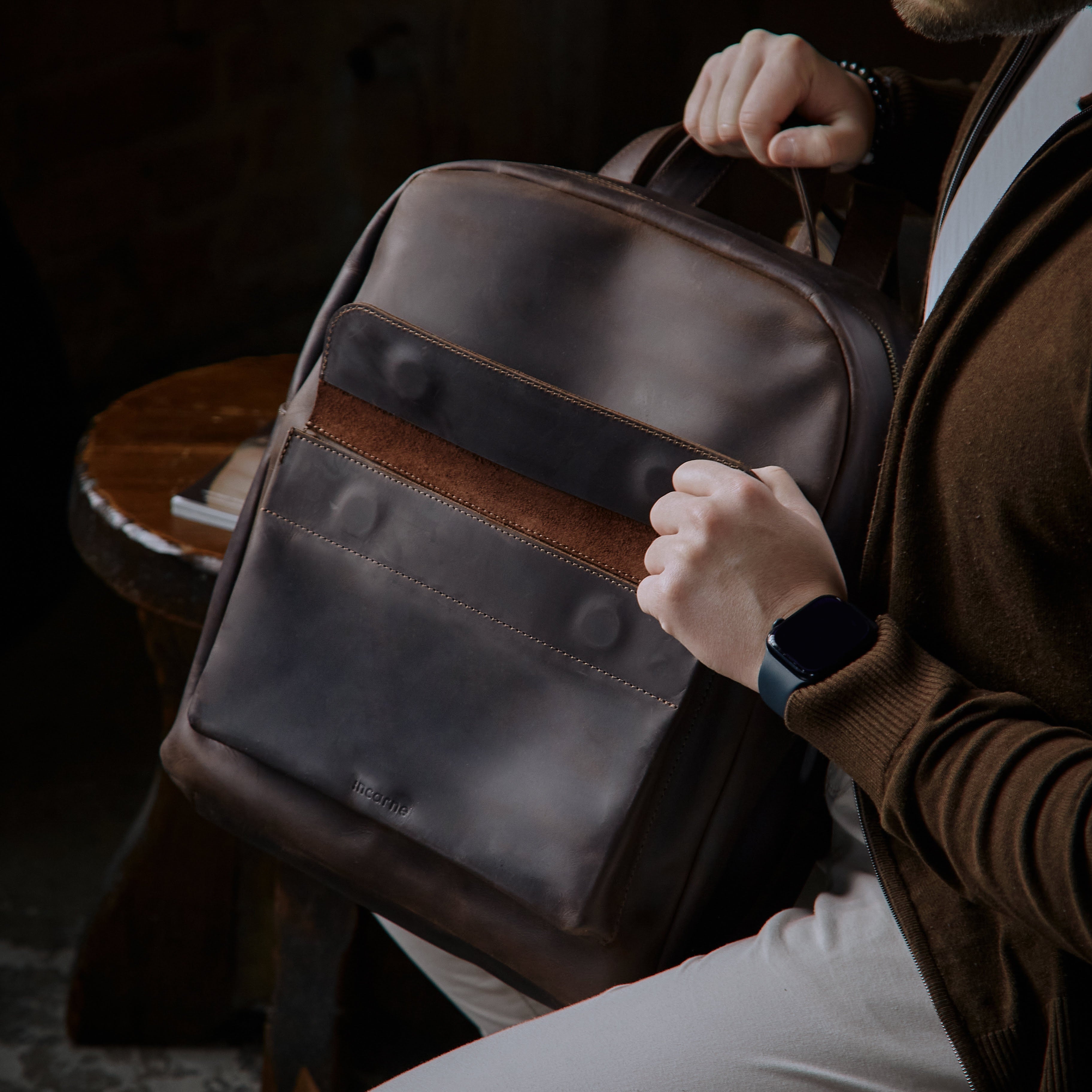 Рюкзак Factor, коричневый (винтажный)