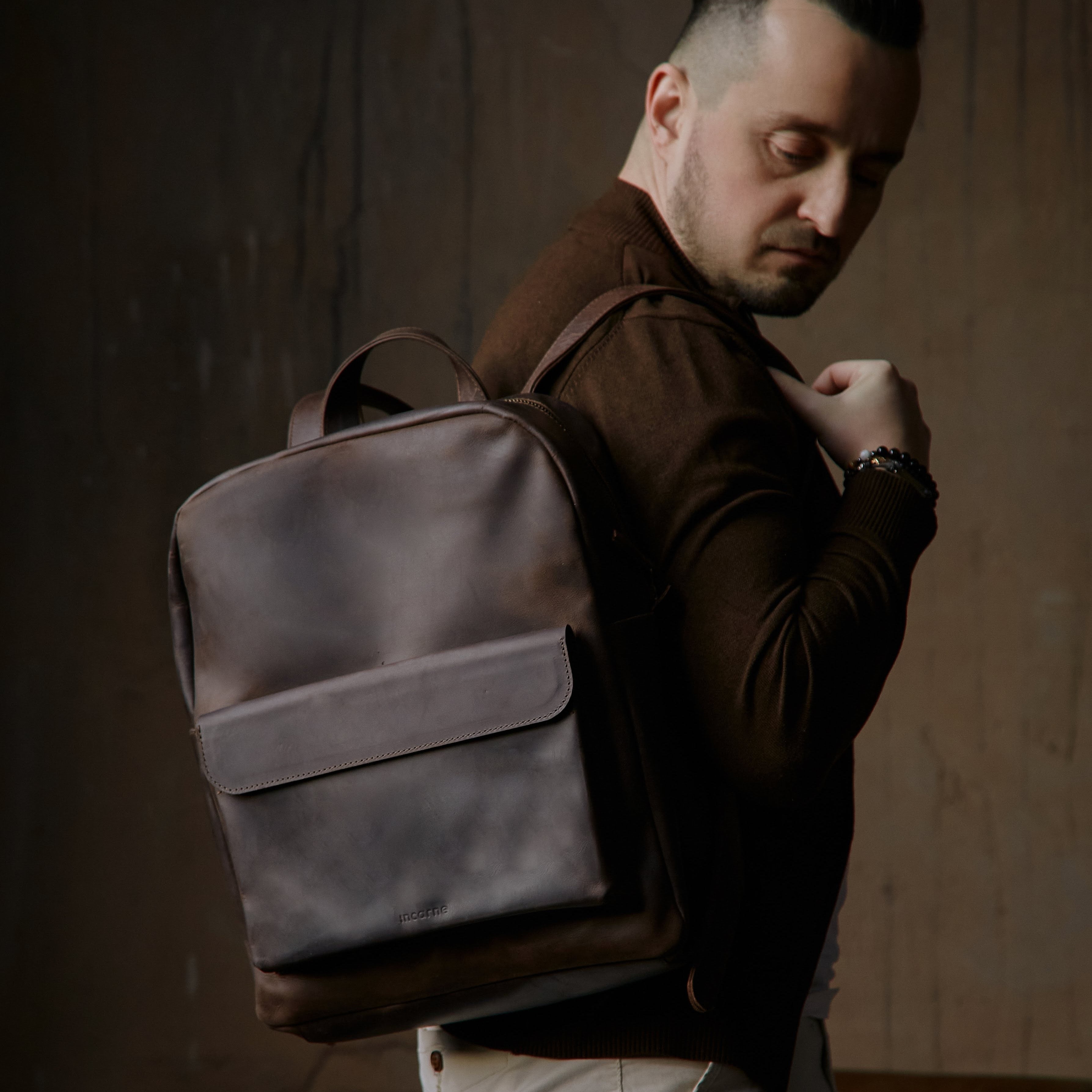 Рюкзак Factor, коричневый (винтажный)