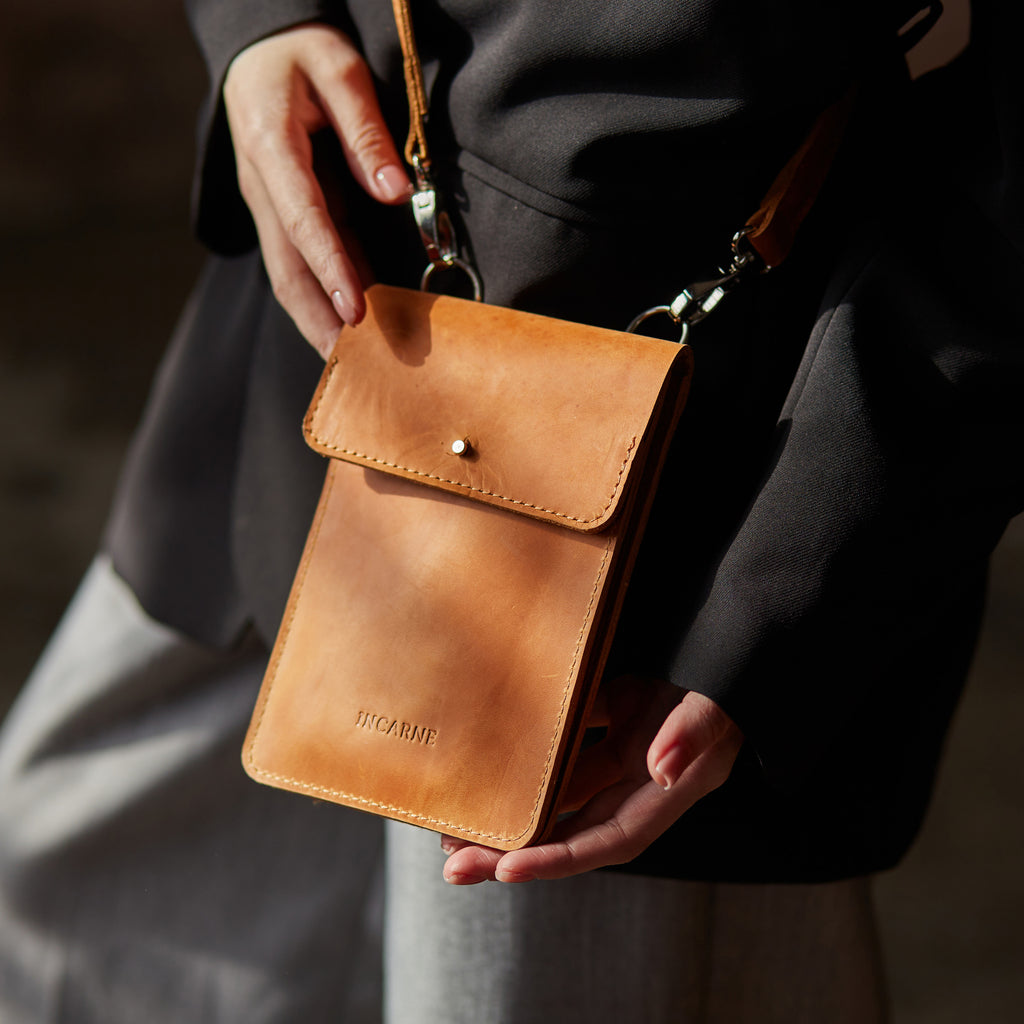 Cумка для телефона «Смарт Кейс» Smart Case з вінтажної шкіри