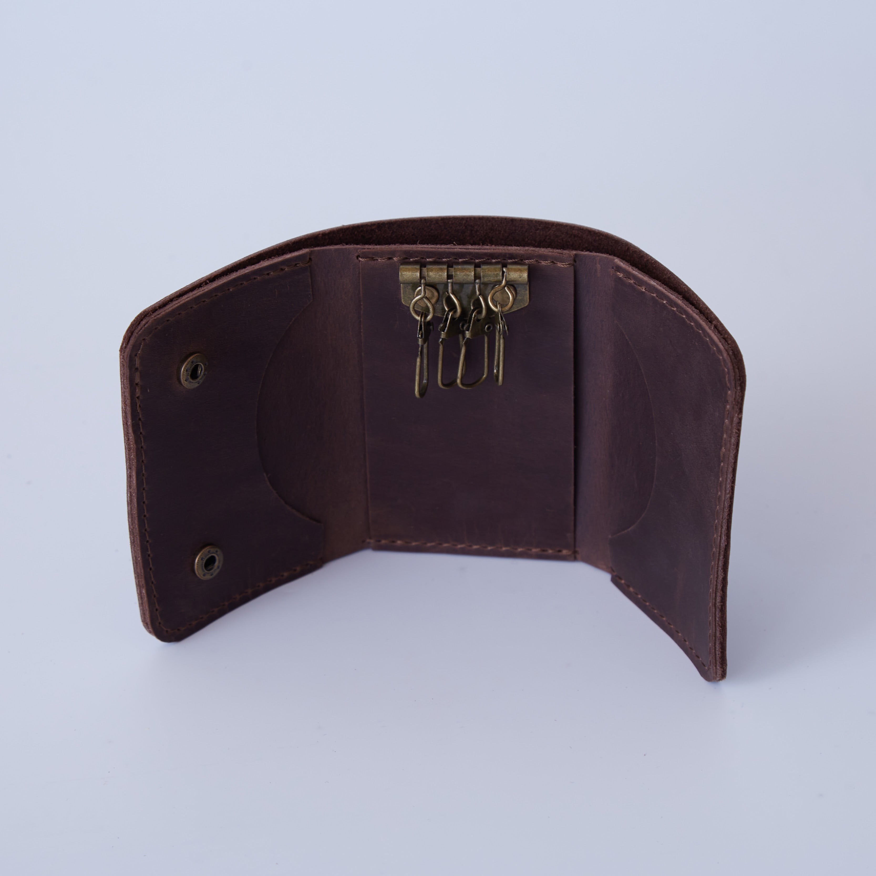 Ключниця Key Plus, коричневий (вінтажний)