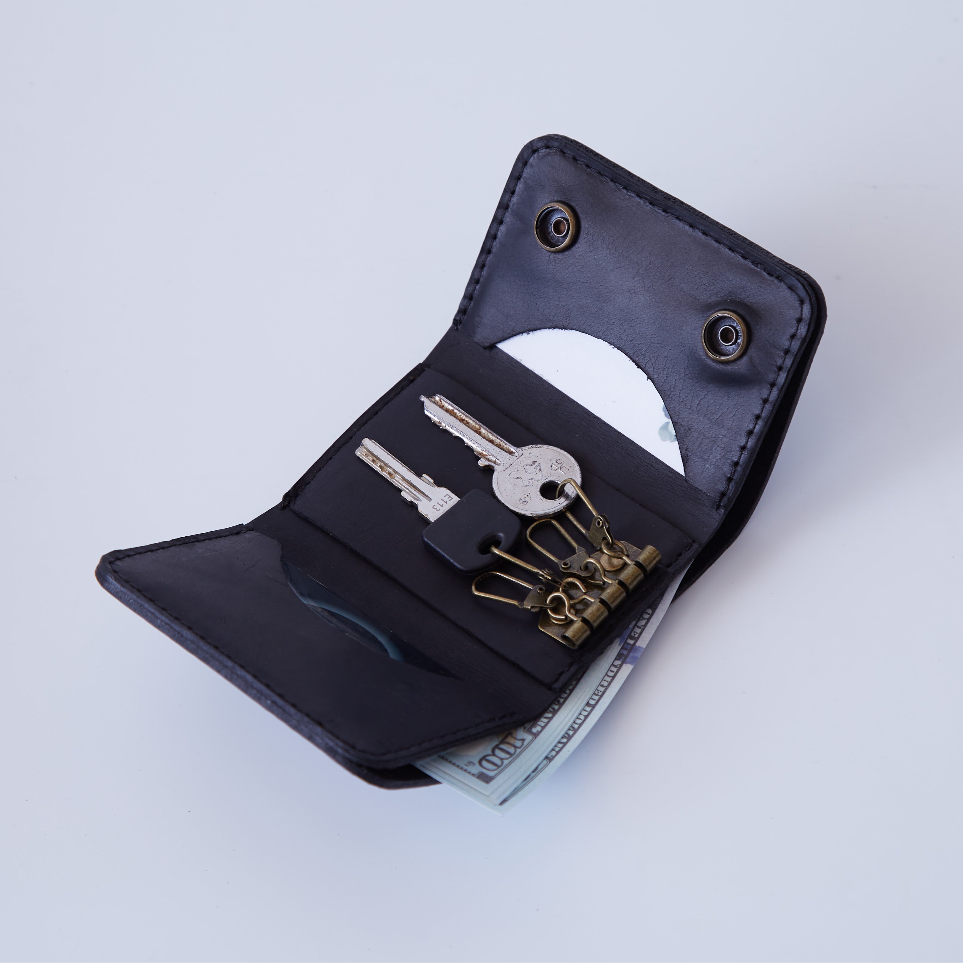 Ключниця Key Plus, чорний (вінтажний)