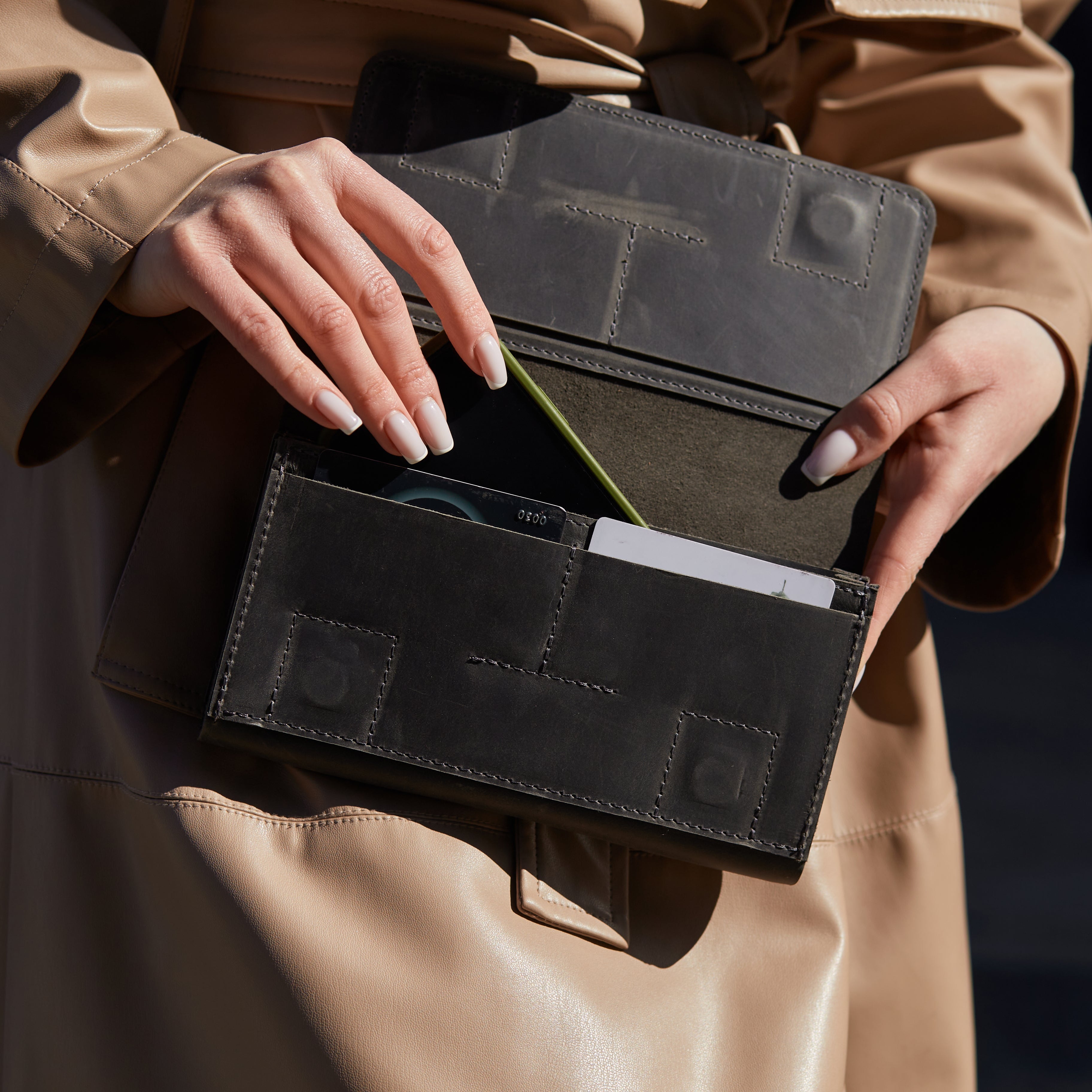 Гаманець Klondike, сірий (вінтажний)