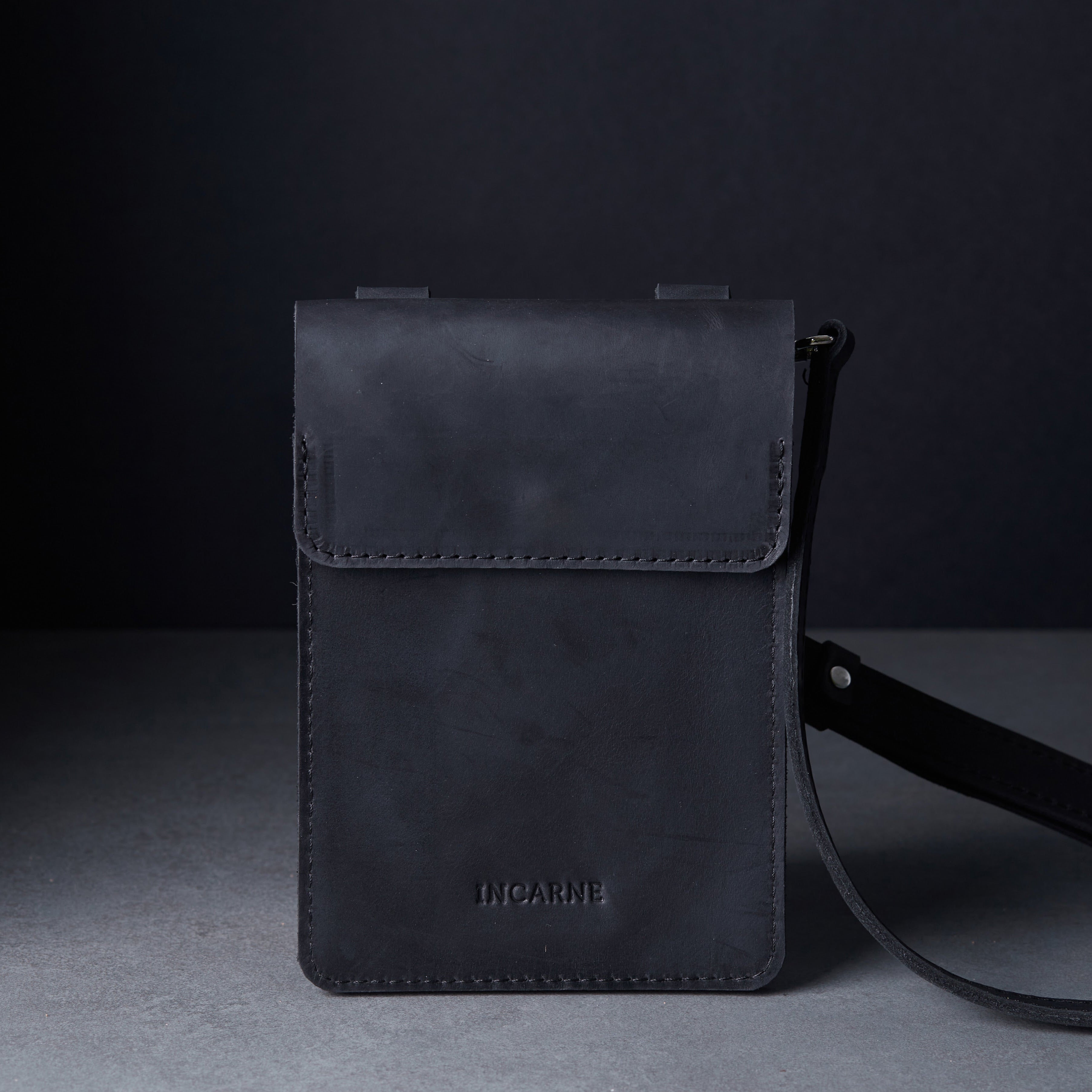 Cумка для телефона Smart Case, чорний (вінтажний)