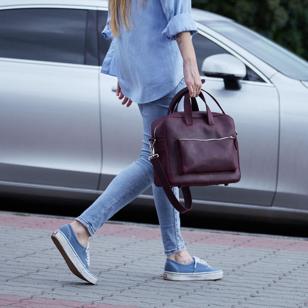 Cумка New Traveler, бордо (вінтажний)