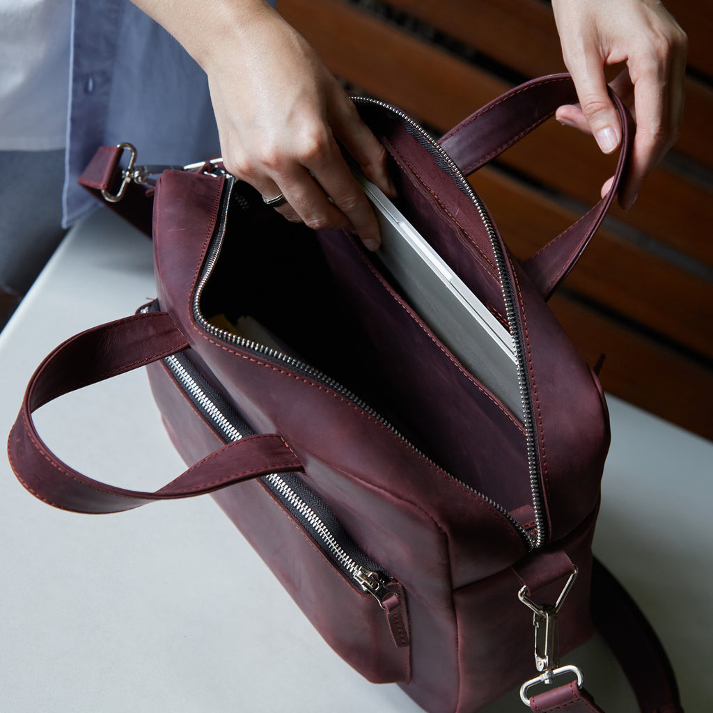 Cумка New Traveler, бордо (вінтажний)