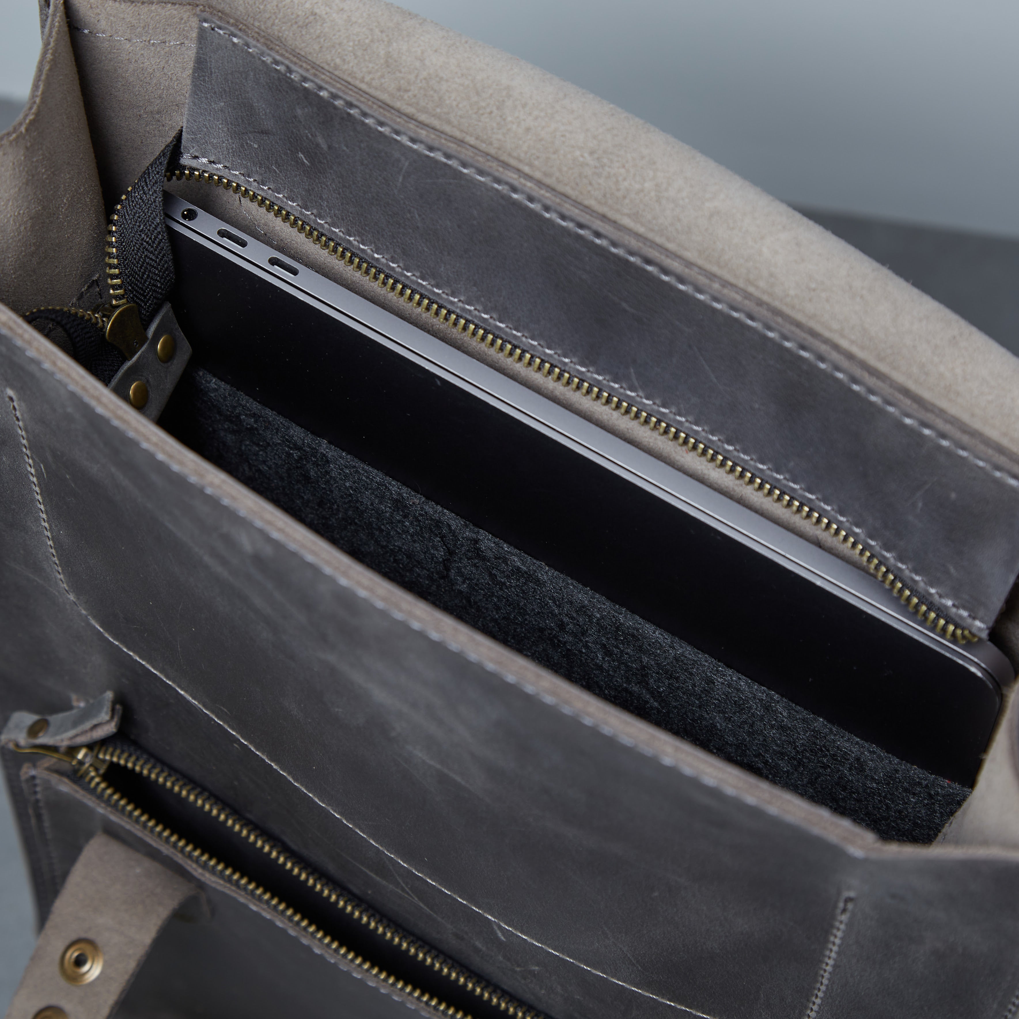 Сумка-трансформер Brit, сірий (вінтажний)