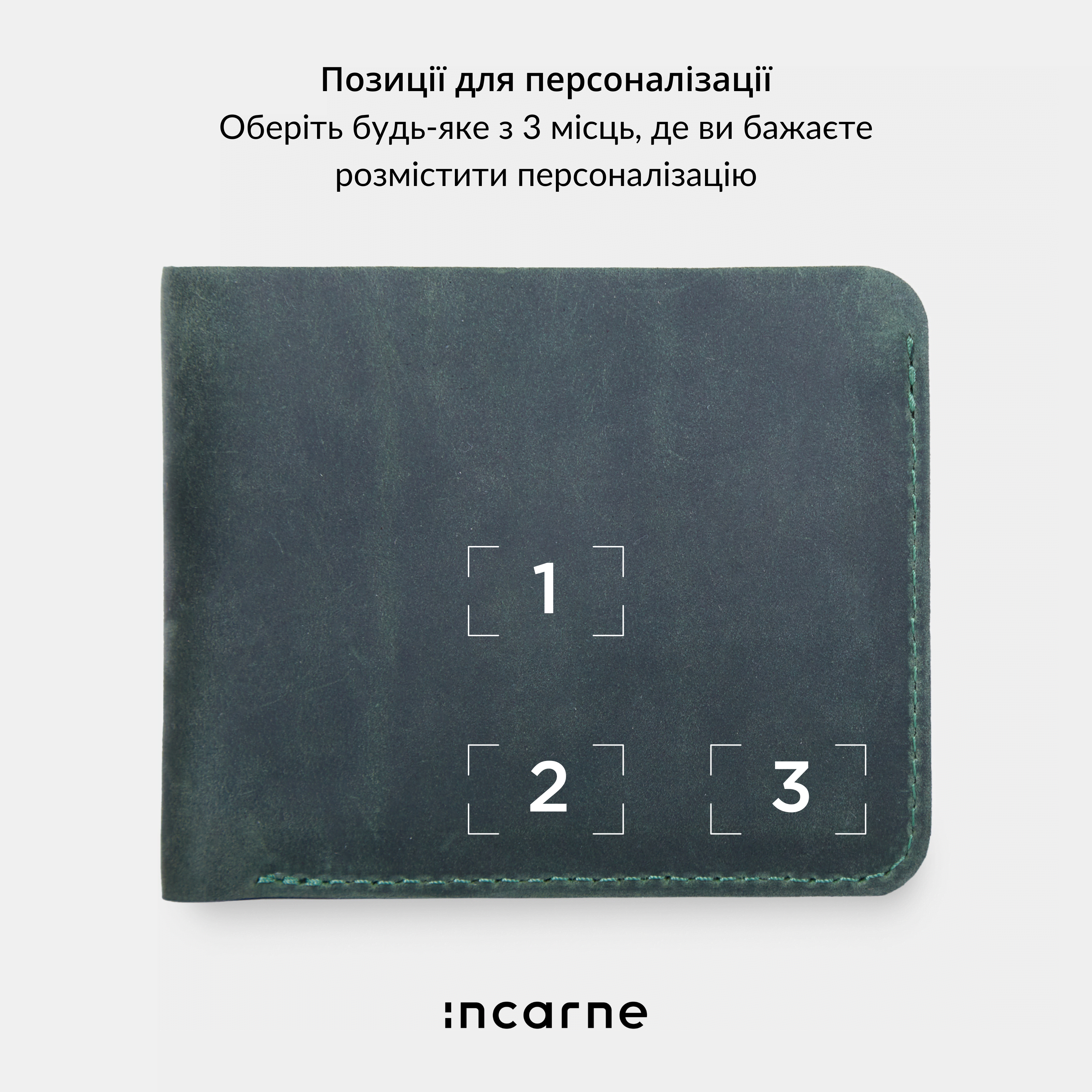 Гаманець Jack, зелений (вінтажний)