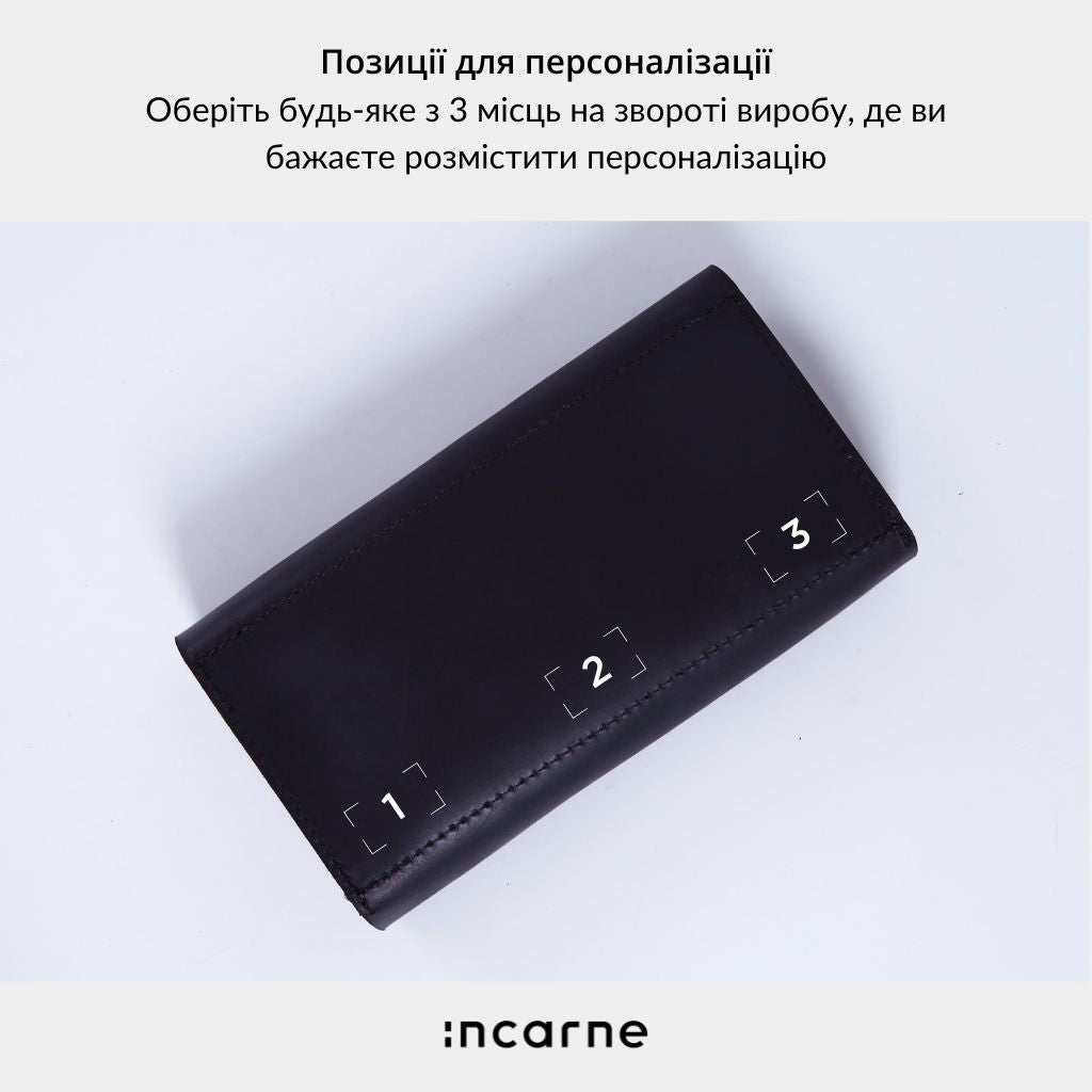 Большой кожаный кошелек «Клондайк» Klondike