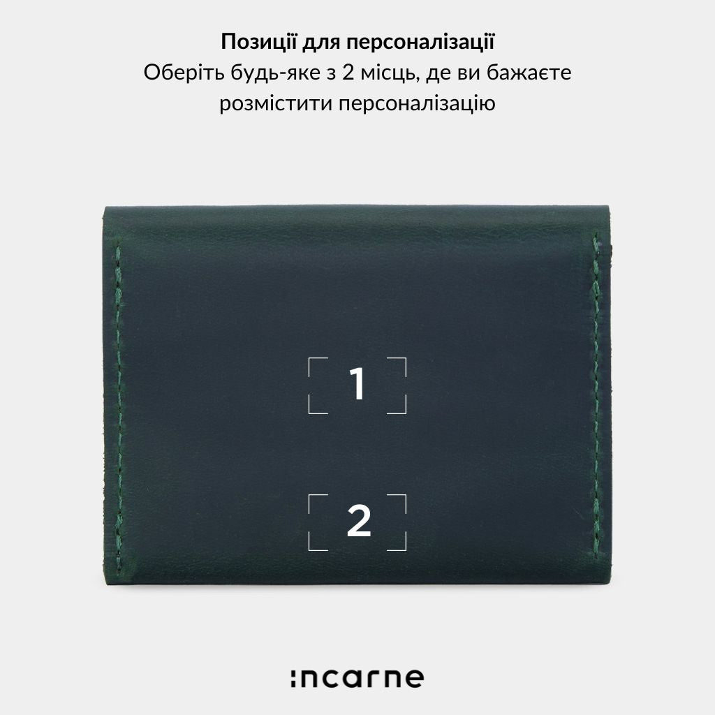 Гаманець Lean, зелений (вінтажний)