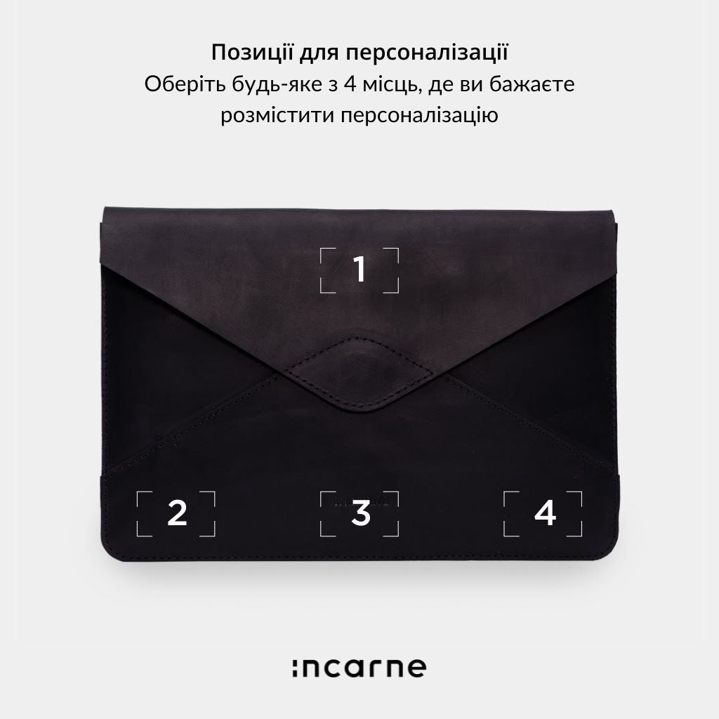 Чохол Message, чорний (вінтажний)