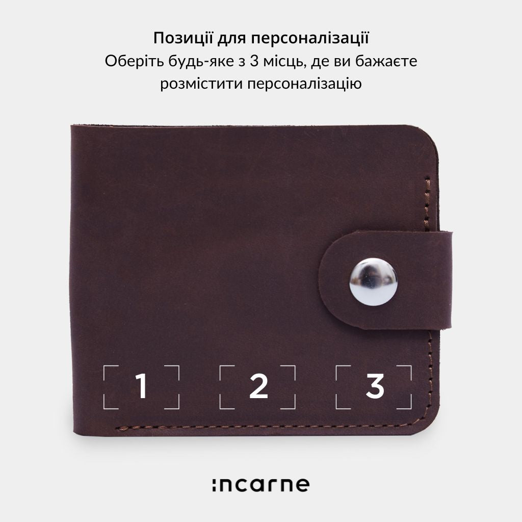 Практичный кожаный кошелек «Мини» Mini