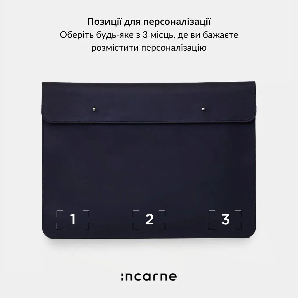 Стильний чорний чохол для ноутбука Neat з вінтажної шкіри з можливістю додати плечовий ремінь