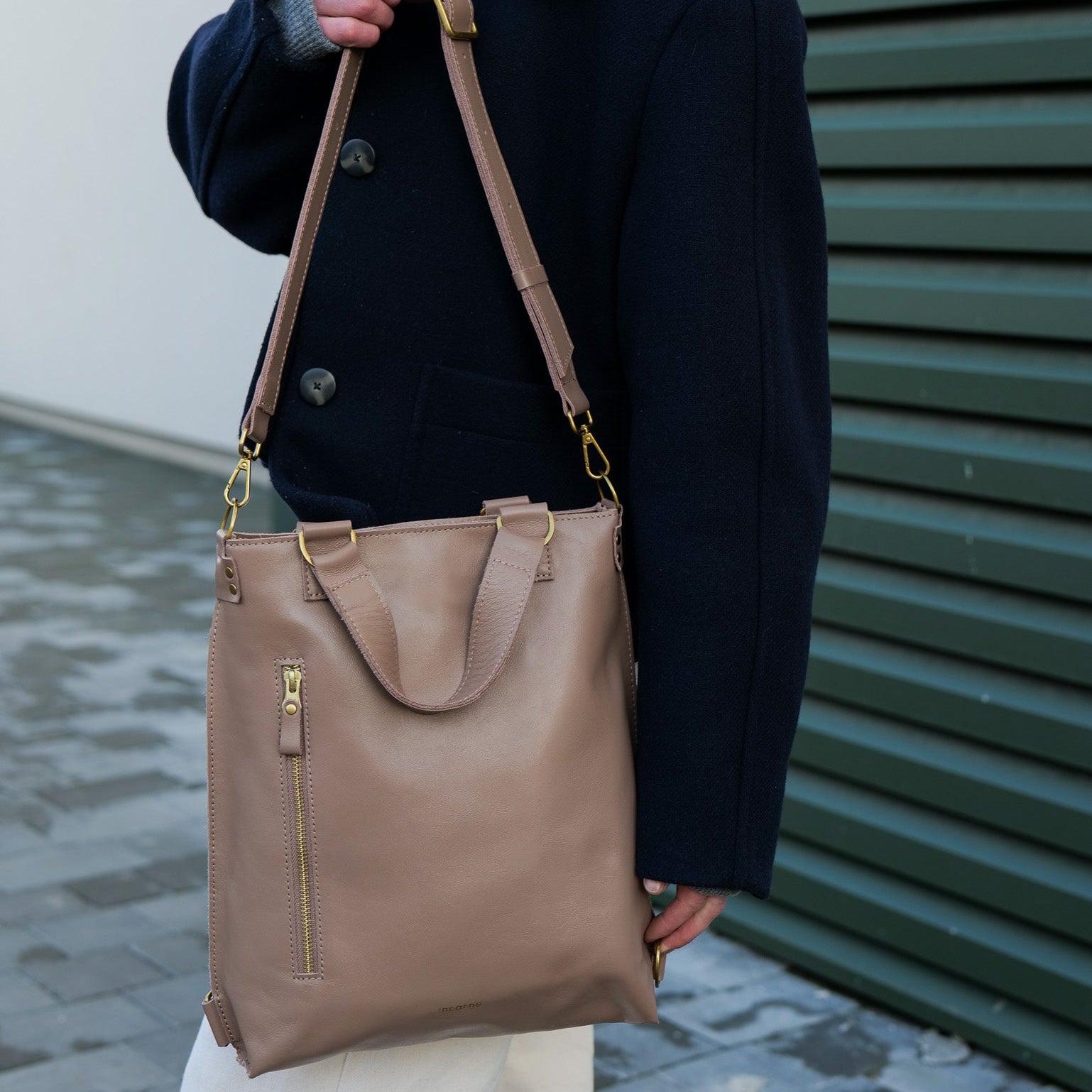 Сумка-рюкзак Optimus, латте