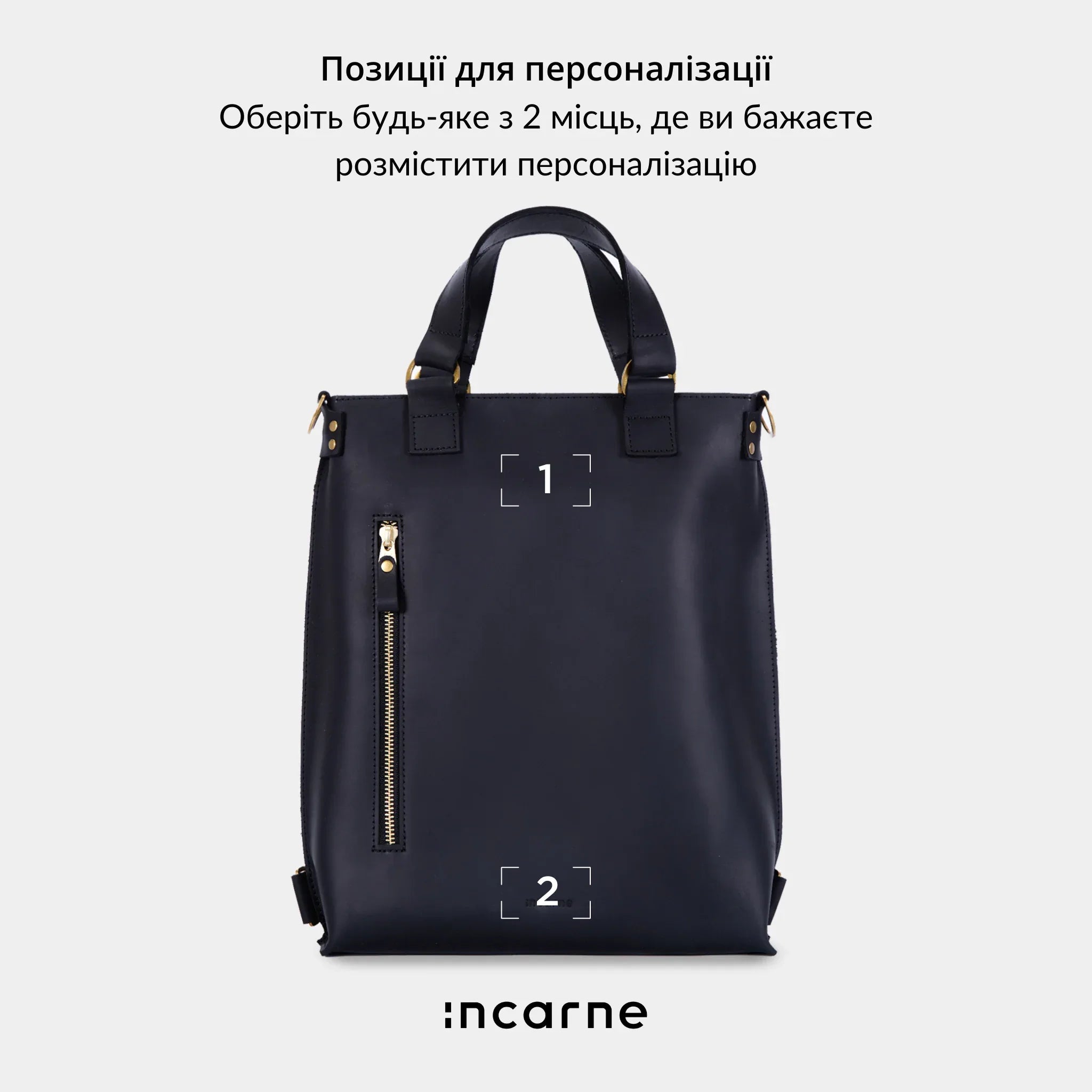 Cумка-рюкзак Optimus - INCARNE® Україна