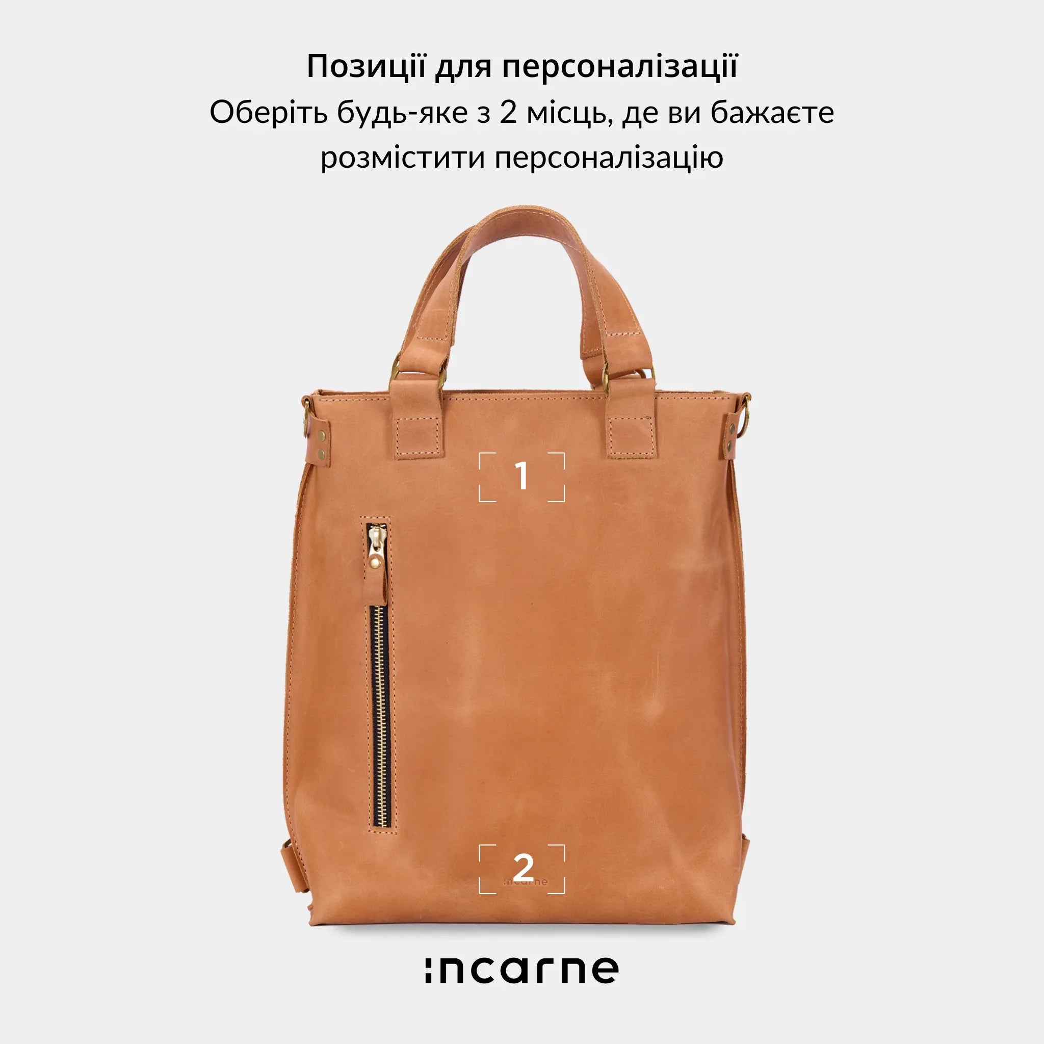 Сумка-рюкзак Optimus - INCARNE® Україна