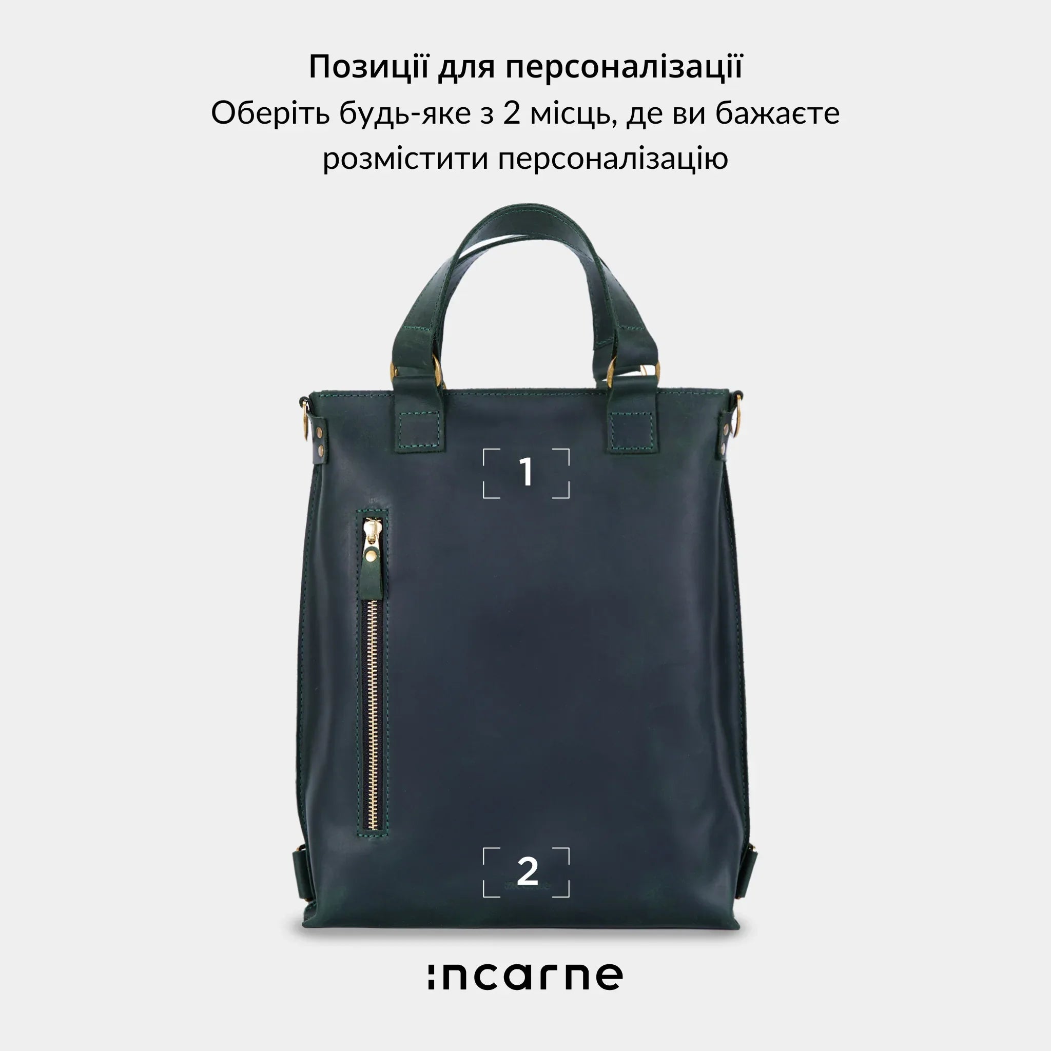 Cумка-рюкзак Optimus - INCARNE® Україна